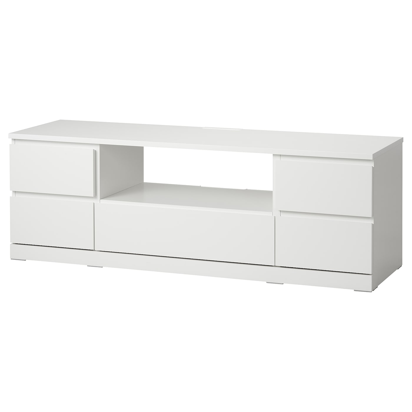 IKEA MALM szafka pod TV, biały, 160x48 cm