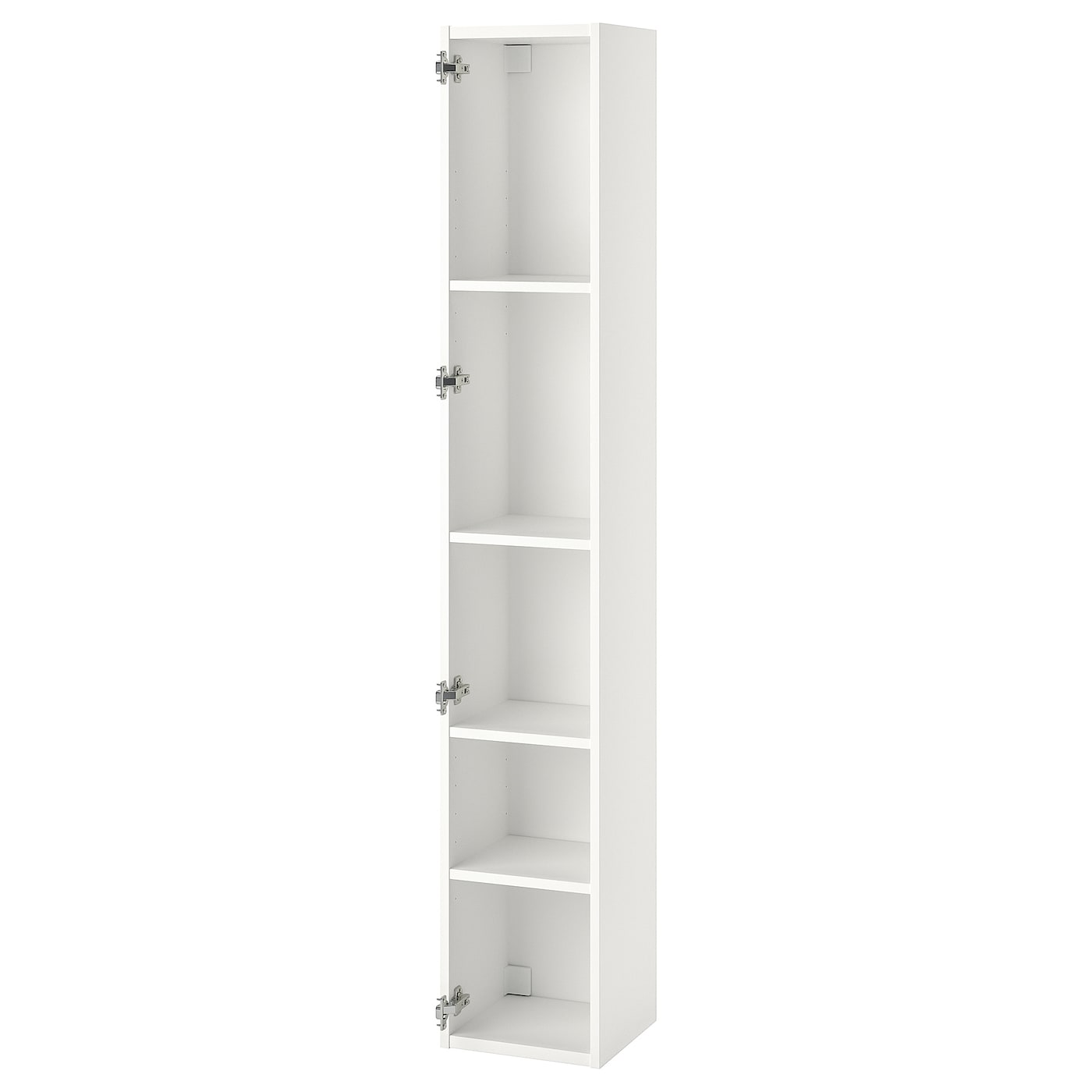 IKEA ENHET szafka wysoka 4 półki, biały, 30x30x180 cm