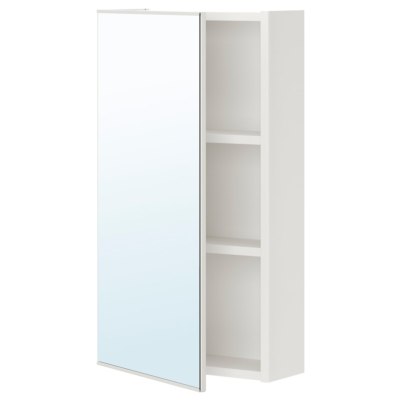 IKEA ENHET szafka z lustrem i drzwiami, biały, 40x17x75 cm
