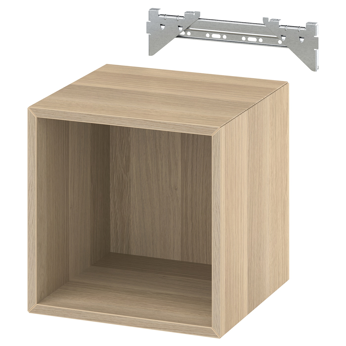 IKEA EKET szafka ścienna, imitacja dębu bejcowanego na biało, 35x35x35 cm