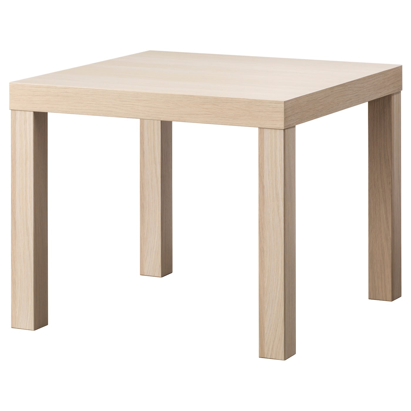 IKEA LACK stolik, imitacja dębu bejcowanego na biało, 55x55 cm