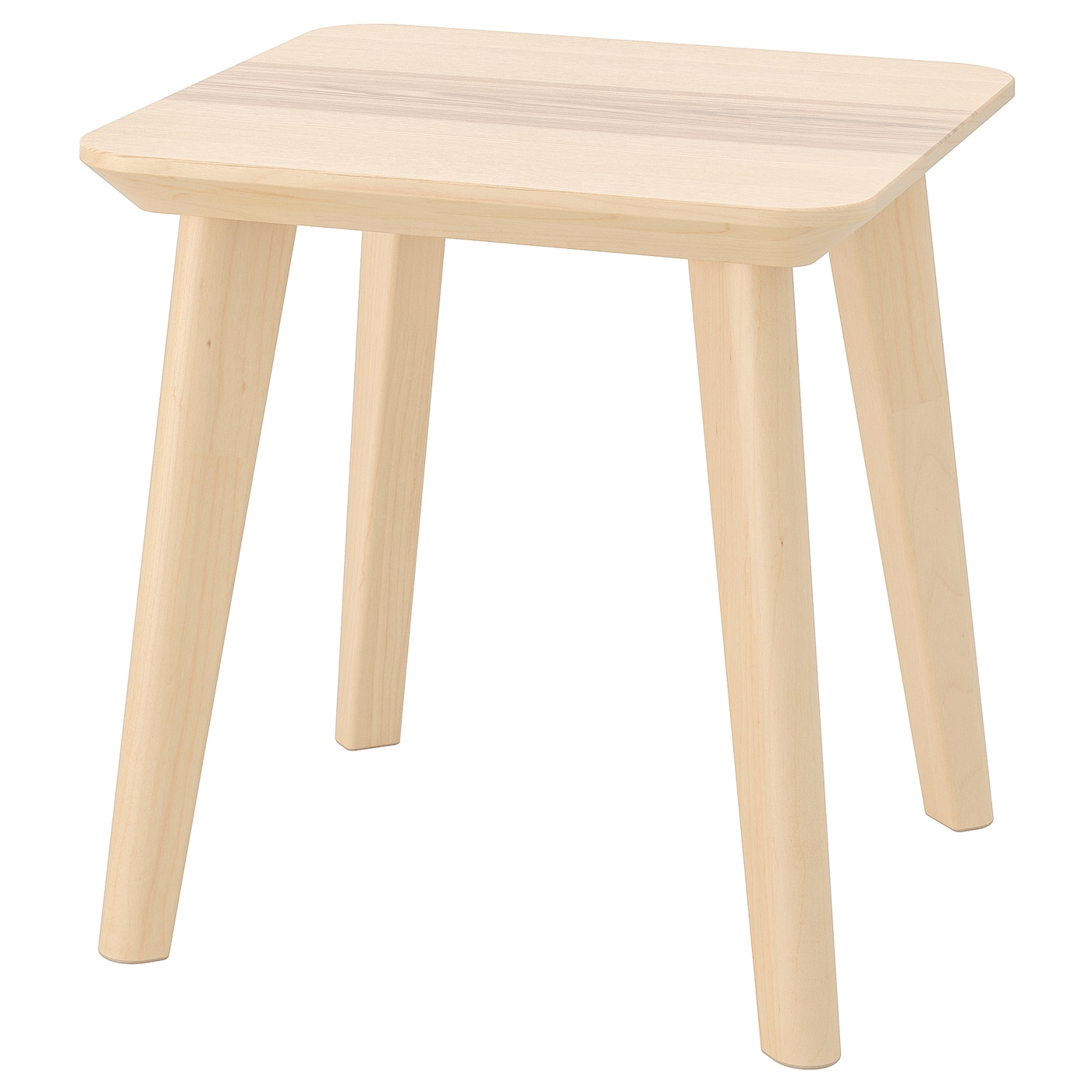 IKEA LISABO stolik, okleina jesionowa, 45x45 cm