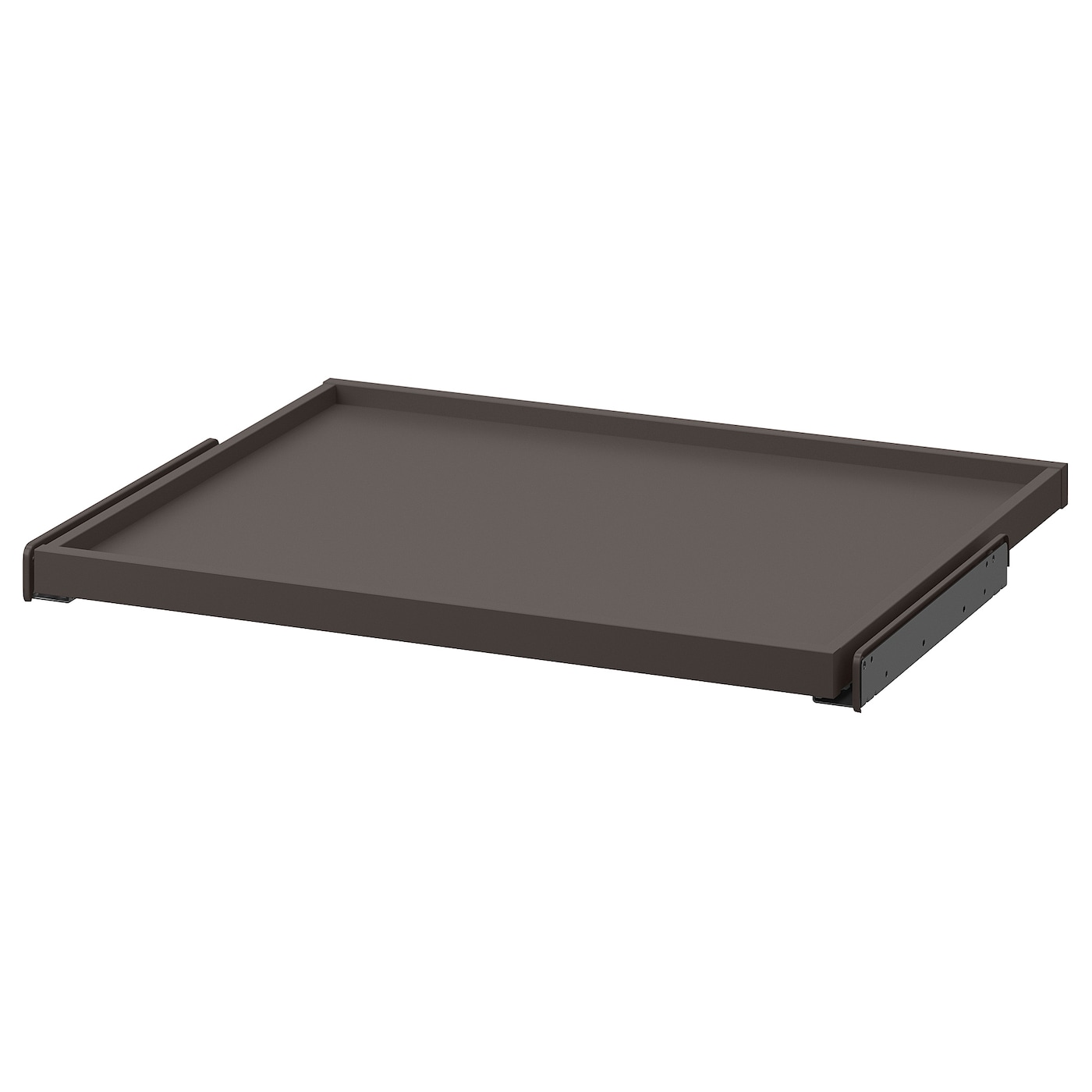 IKEA KOMPLEMENT wysuwana taca, ciemnoszary, 75x58 cm