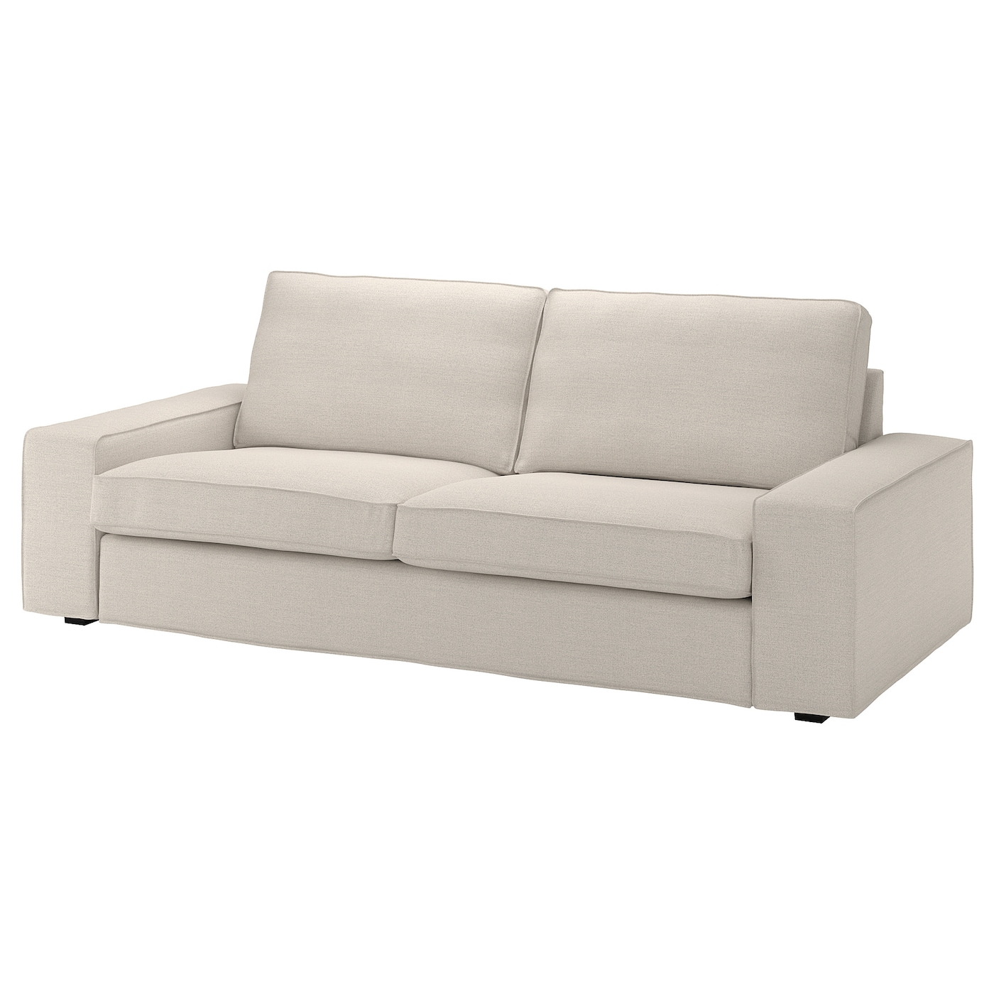 IKEA KIVIK sofa 3-osobowa, Gunnared beżowy, Szerokość: 228 cm