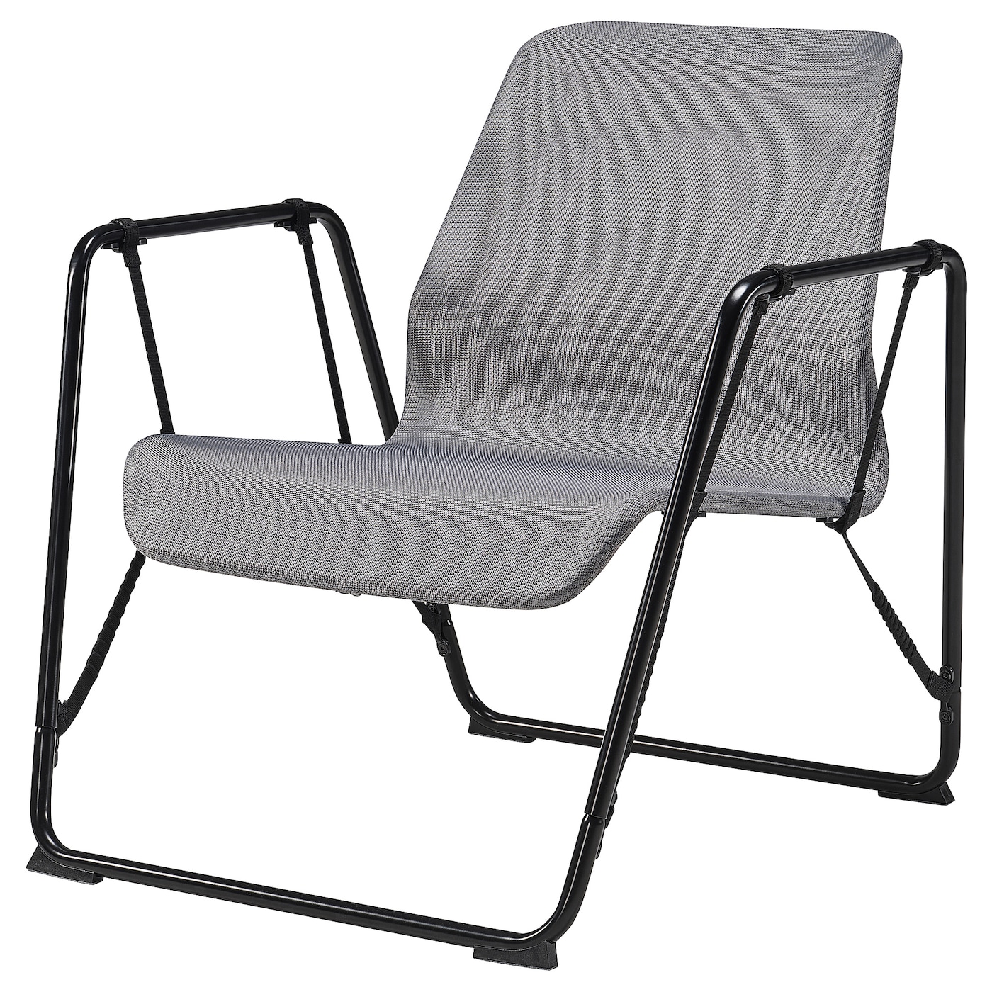 IKEA BRÄNNBOLL fotel gamingowy, szary/czarny, Szerokość: 81 cm