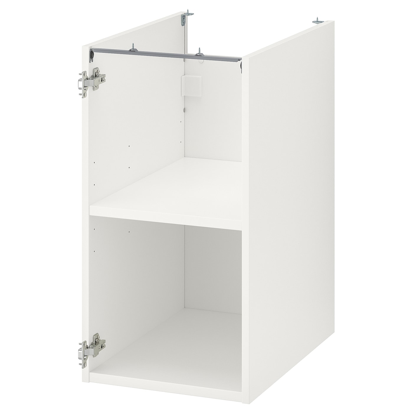 IKEA ENHET szafka stojąca z półką, biały, 40x60x75 cm