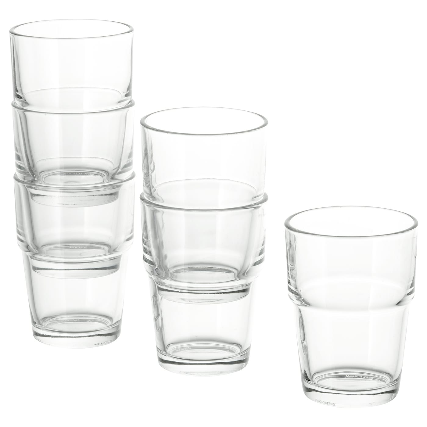 IKEA REKO szklanka, szkło bezbarwne, 17 cl