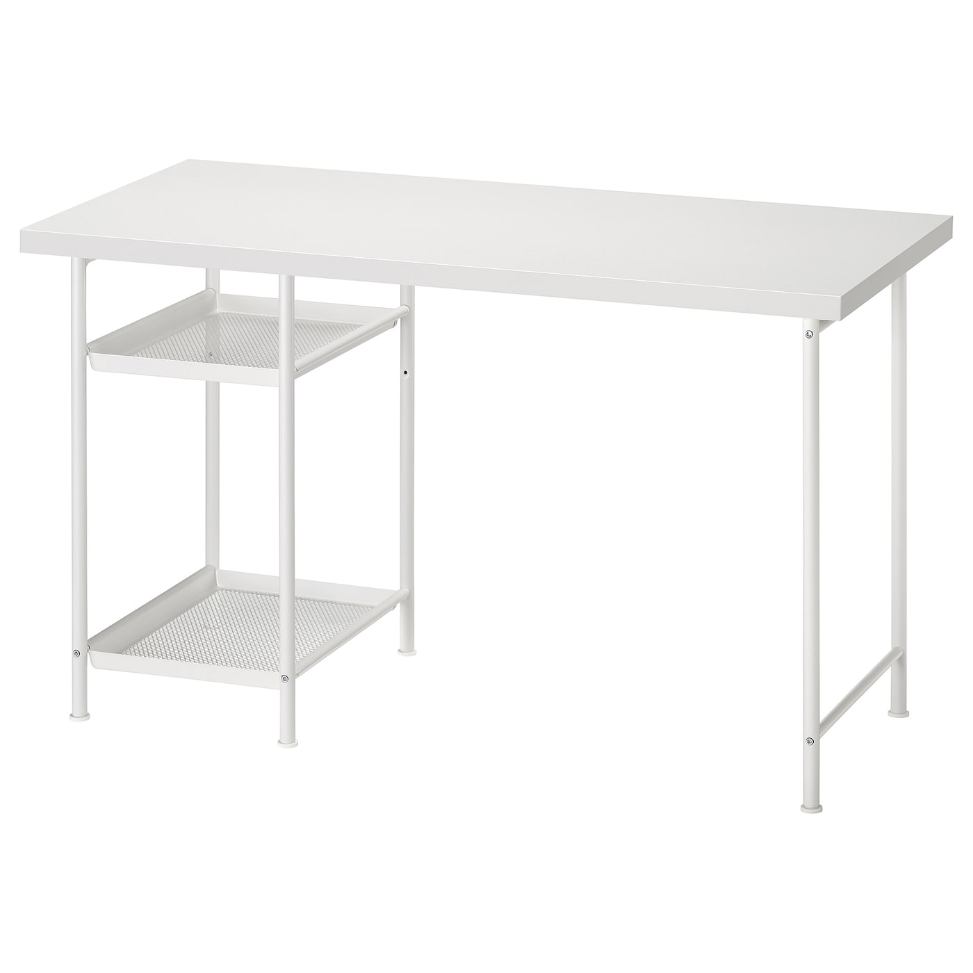 IKEA LAGKAPTEN / SPÄND biurko, biały, 120x60 cm