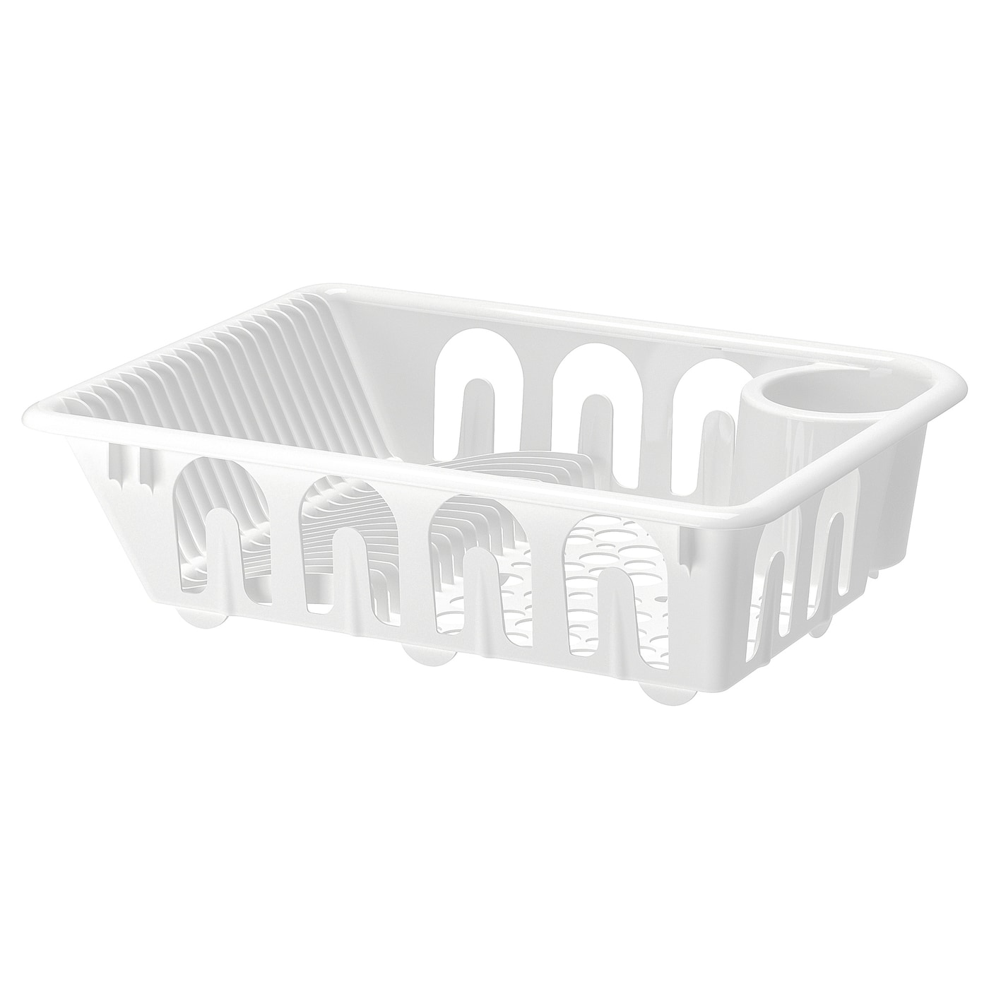 IKEA FLUNDRA suszarka do naczyń, biały, Długość: 46 cm