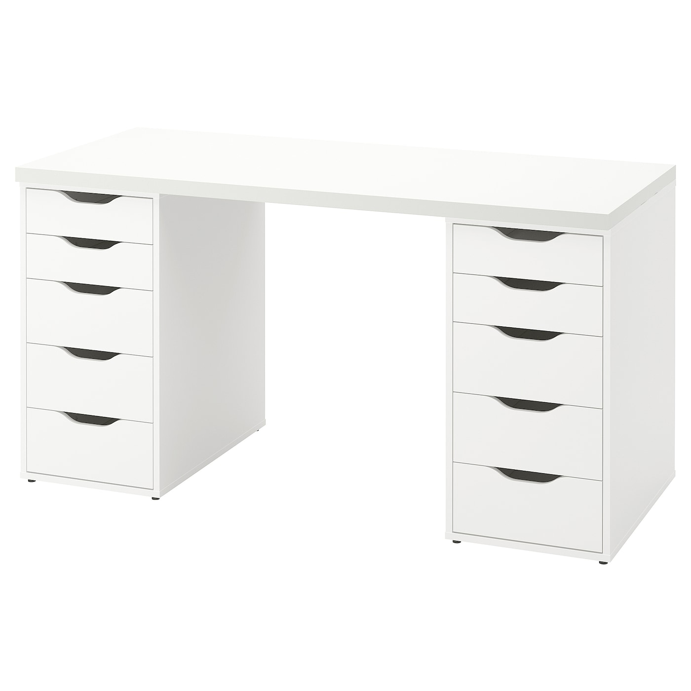 IKEA LAGKAPTEN / ALEX biurko, biały, 140x60 cm