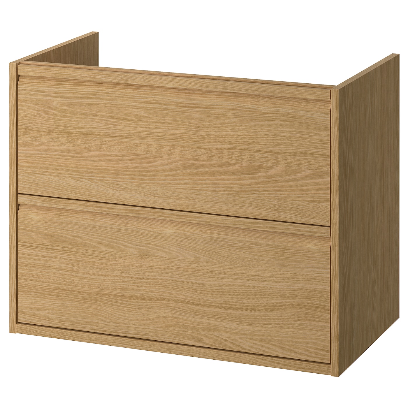 IKEA ÄNGSJÖN szafka umywalkowa z szufladami, imit. dębu, 80x48x63 cm