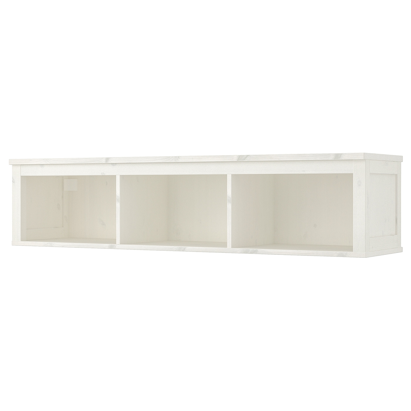 IKEA HEMNES półka ścienna, biała bejca, 148x37 cm