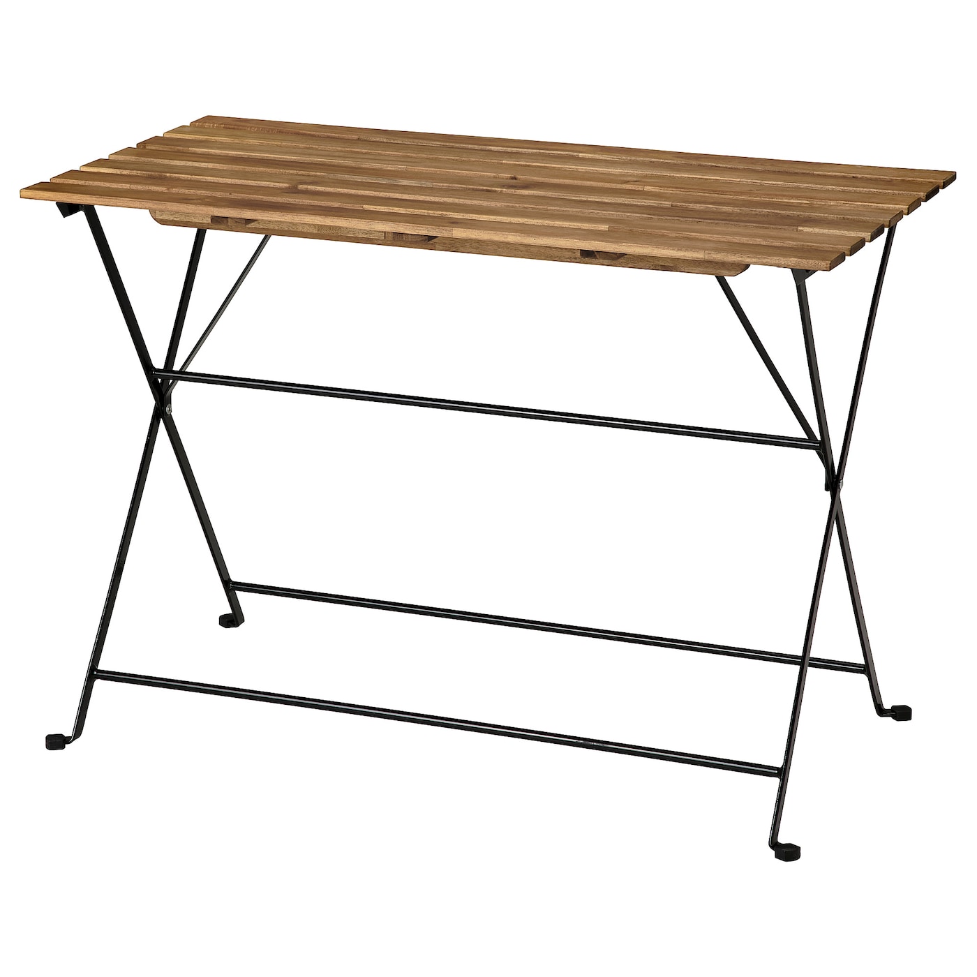 IKEA TÄRNÖ stół, ogrodowy, czarny/bejca jasnobrązowa, 100x54 cm