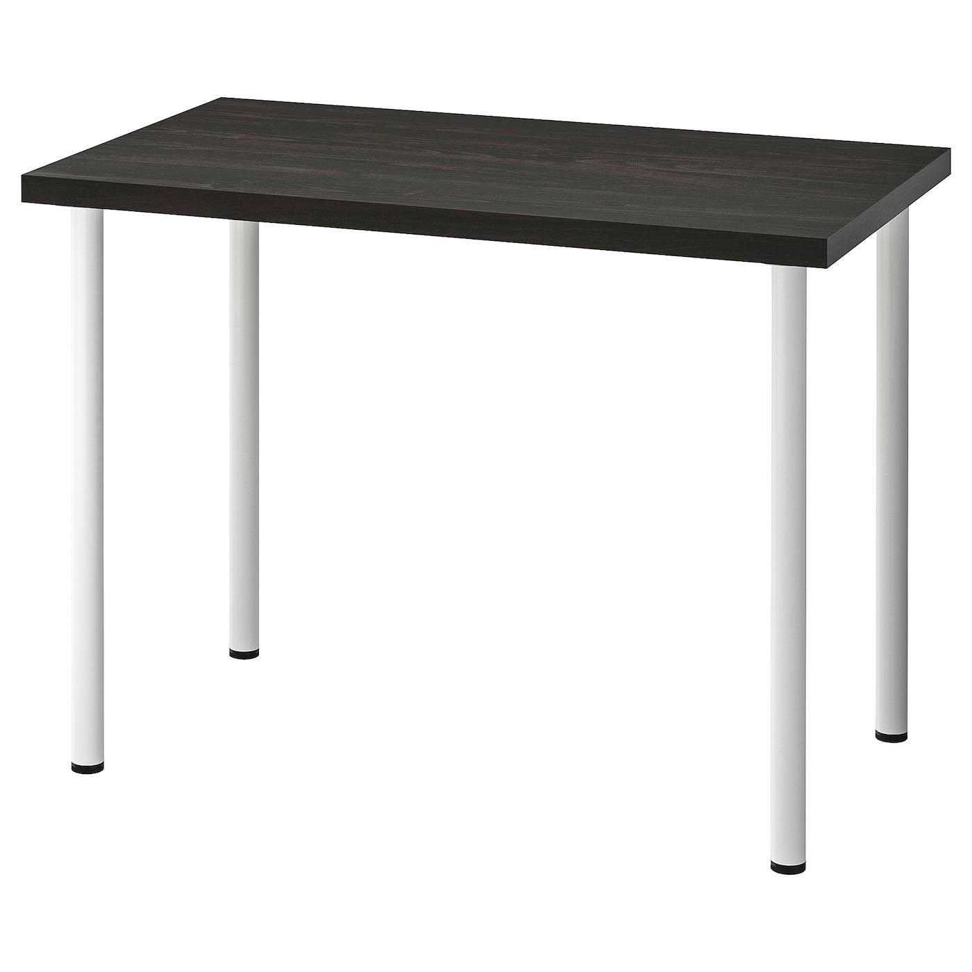 IKEA LINNMON / ADILS biurko, czarnybrąz/biały, 100x60 cm