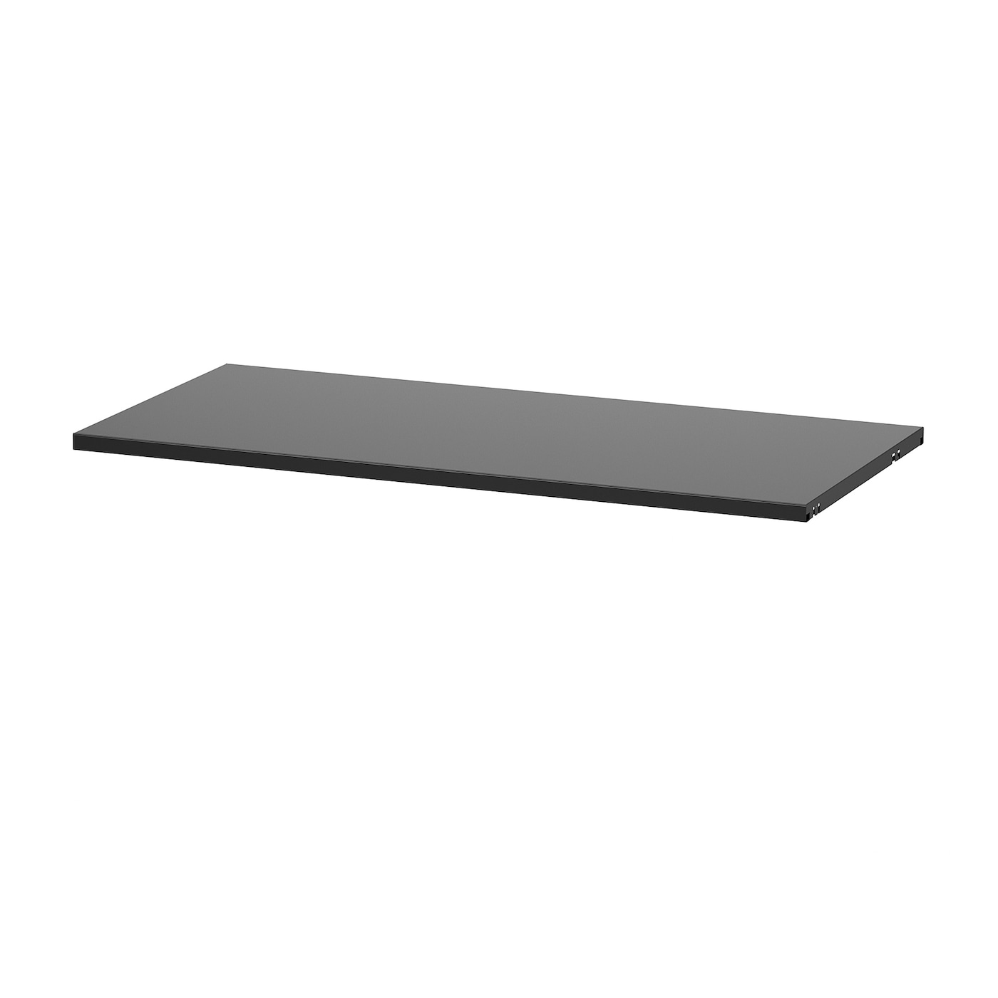 IKEA BOAXEL półka, metal antracyt, 80x40 cm