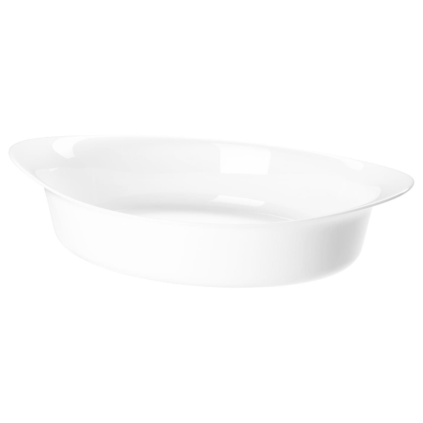 IKEA LÄTTVIKTIG naczynie żaroodporne, biały, 30x19 cm