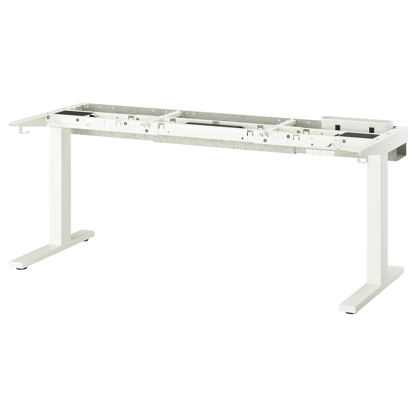 IKEA MITTZON podstawa biurka typu siedź/stój, elektryczny/biały, 120/140/160x60 cm