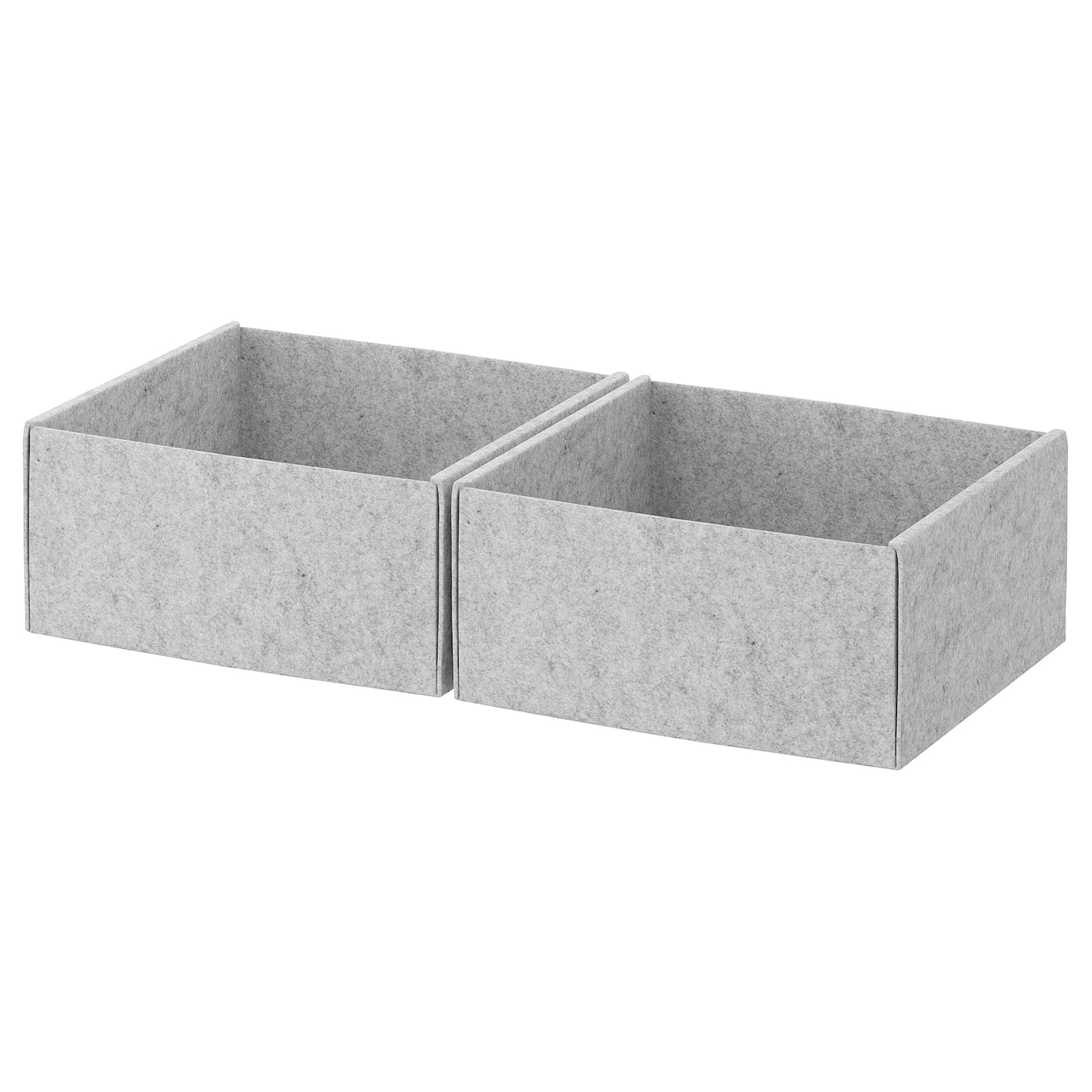 IKEA KOMPLEMENT pudełko, jasnoszary, 25x27x12 cm