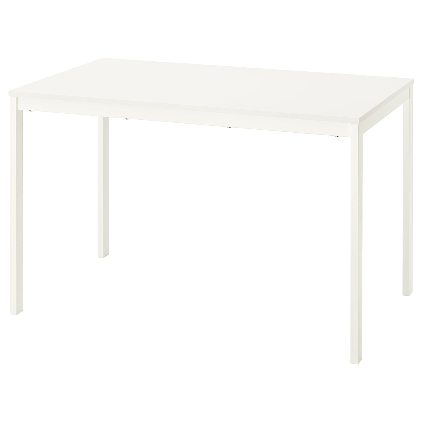 IKEA VIHALS stół rozkładany, biały, 120/180x74 cm