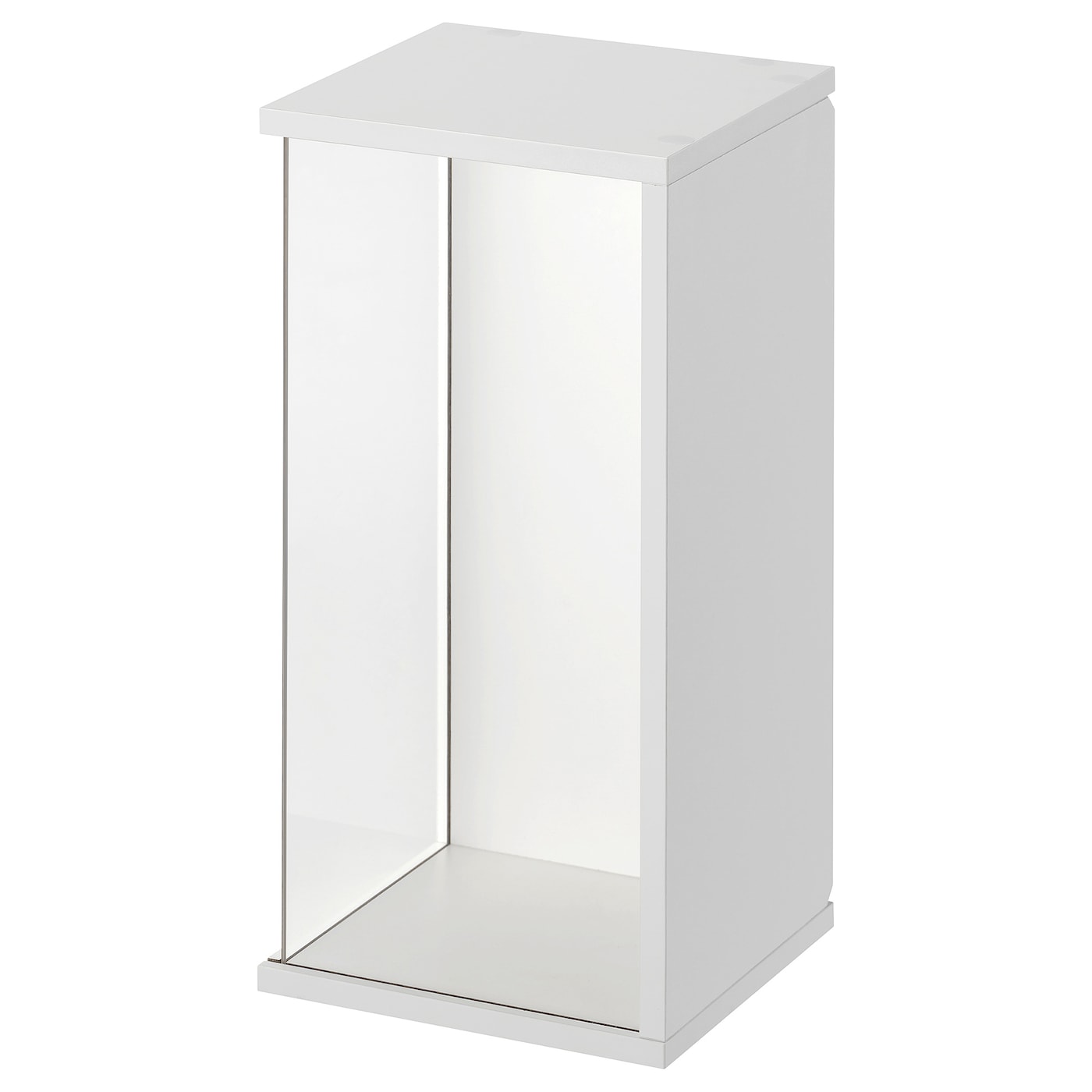 IKEA BRÄNNBOLL gablota ścienna, biały, 50x25x25 cm