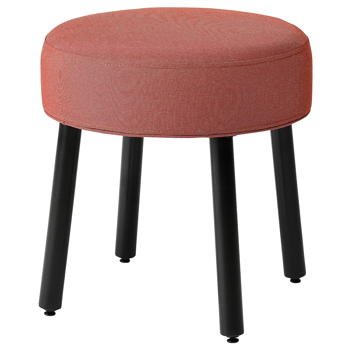 IKEA MÖRTFORS puf, Diseröd czerwony, 47x47 cm