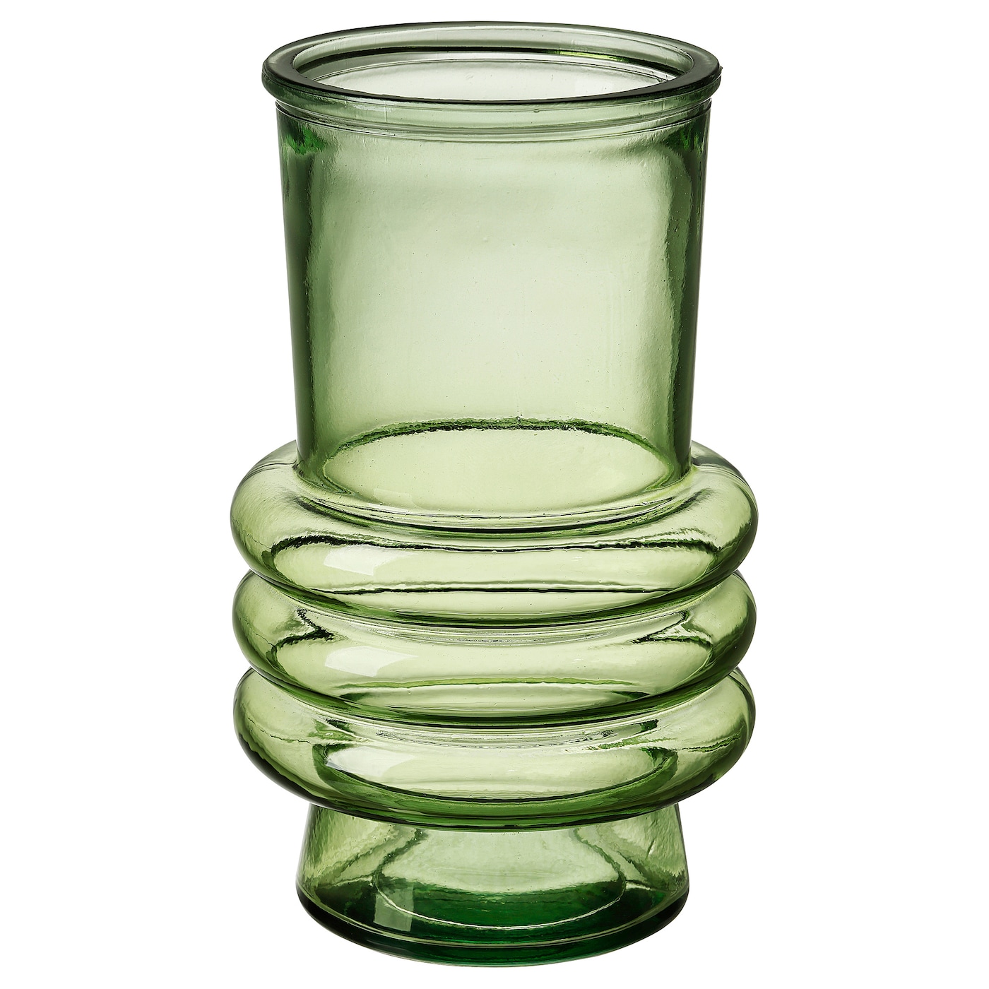 IKEA MYRMOSAIK Wazon, zielony, 17 cm