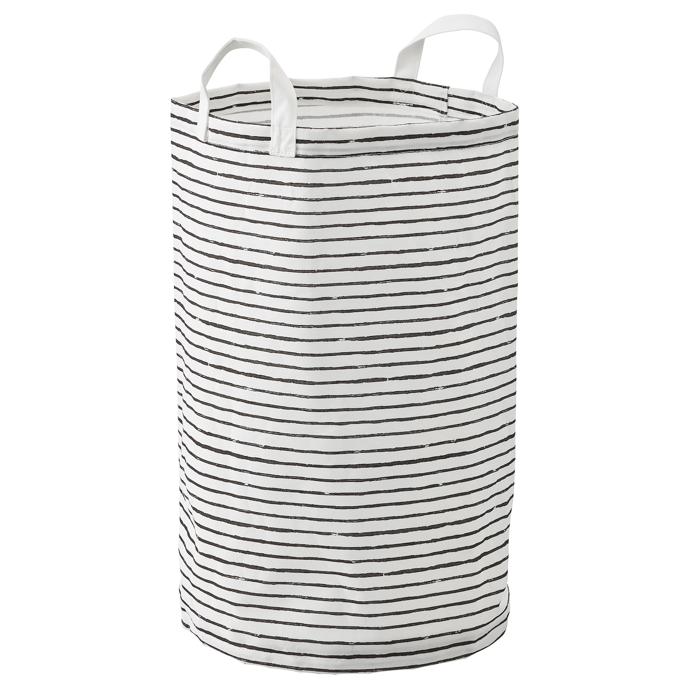 IKEA KLUNKA torba na pranie, biały/czarny, 60 l