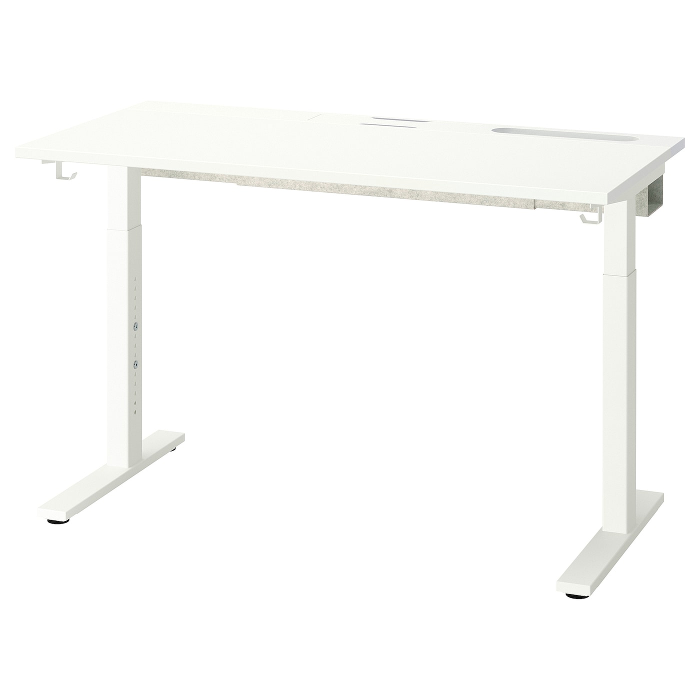 IKEA MITTZON biurko, biały, 120x60 cm