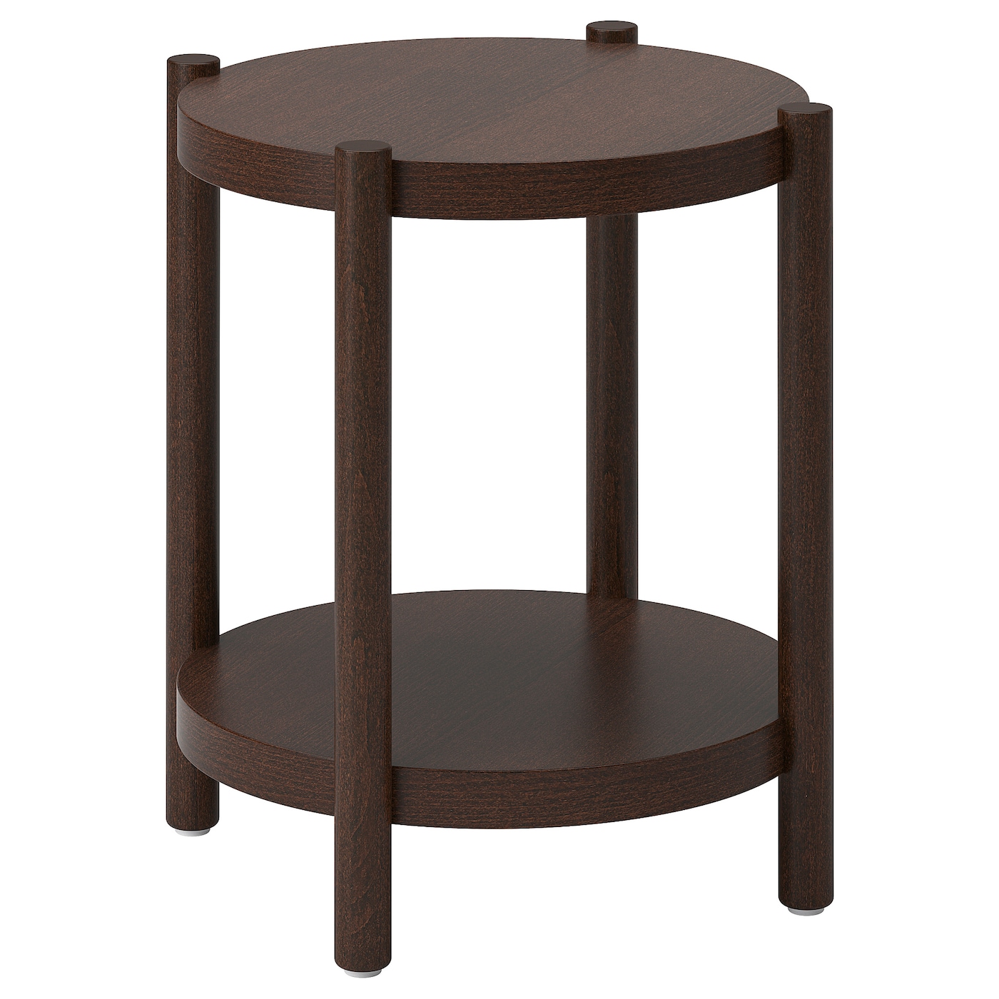 IKEA LISTERBY stolik, ciemnobrązowy okleina bukowa, 50 cm