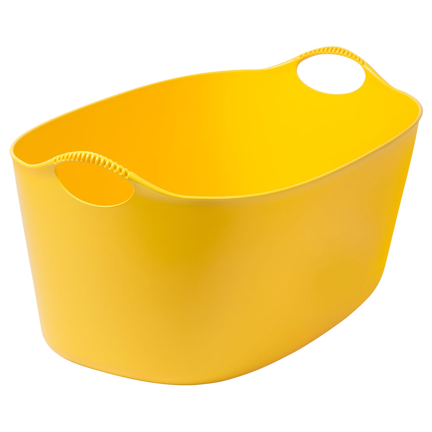 IKEA TORKIS flexi kosz na pranie wew/zew, żółty, 35 l