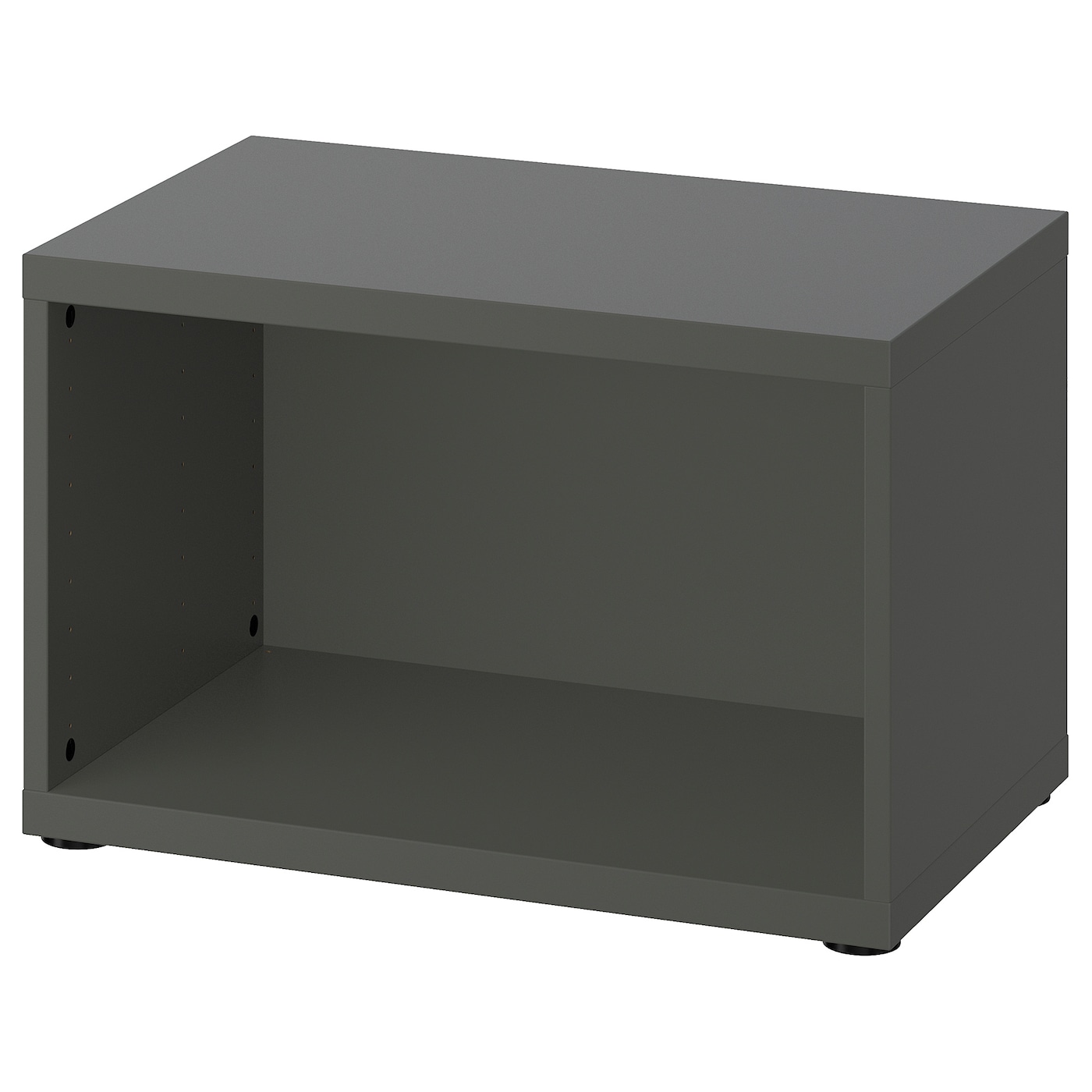 IKEA BESTÅ obudowa, ciemnoszary, 60x40x38 cm