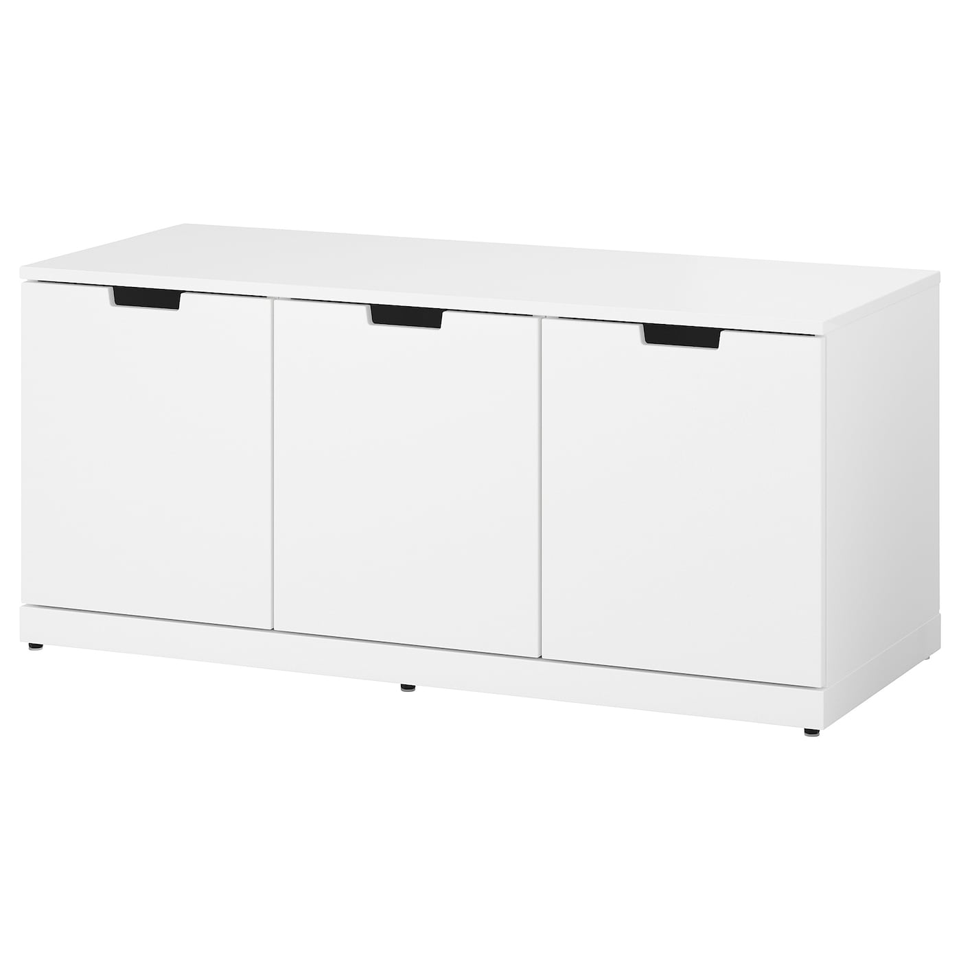 IKEA NORDLI komoda, 3 szuflady, biały, 120x54 cm