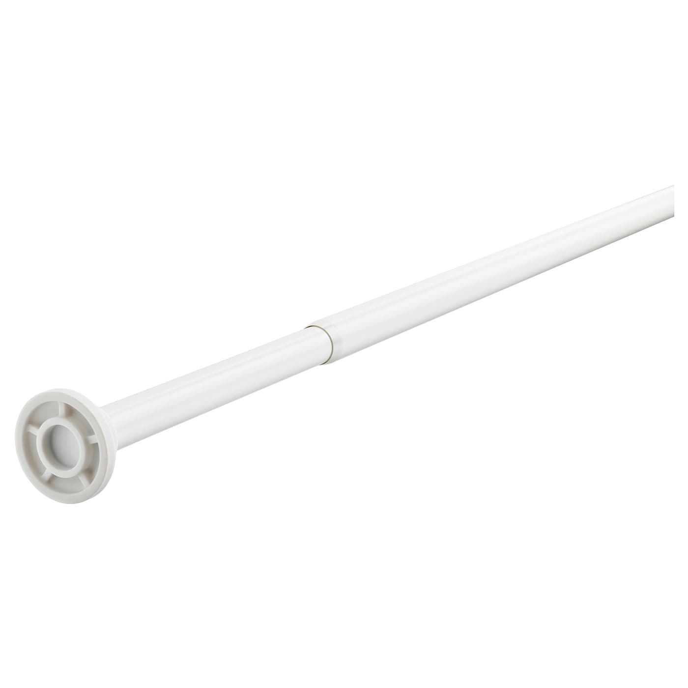 IKEA BOTAREN drążek do zasłony prysznicowej, biały, 120-200 cm