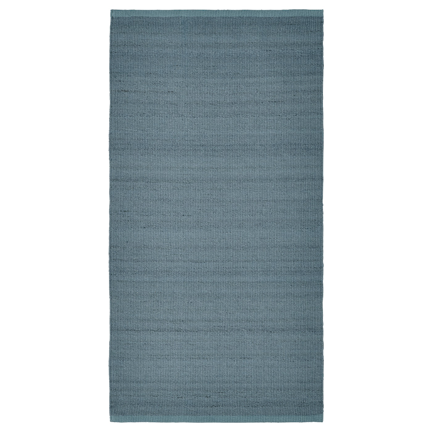 IKEA TIDTABELL dywan tkany na płasko, szaroniebieski, 80x150 cm