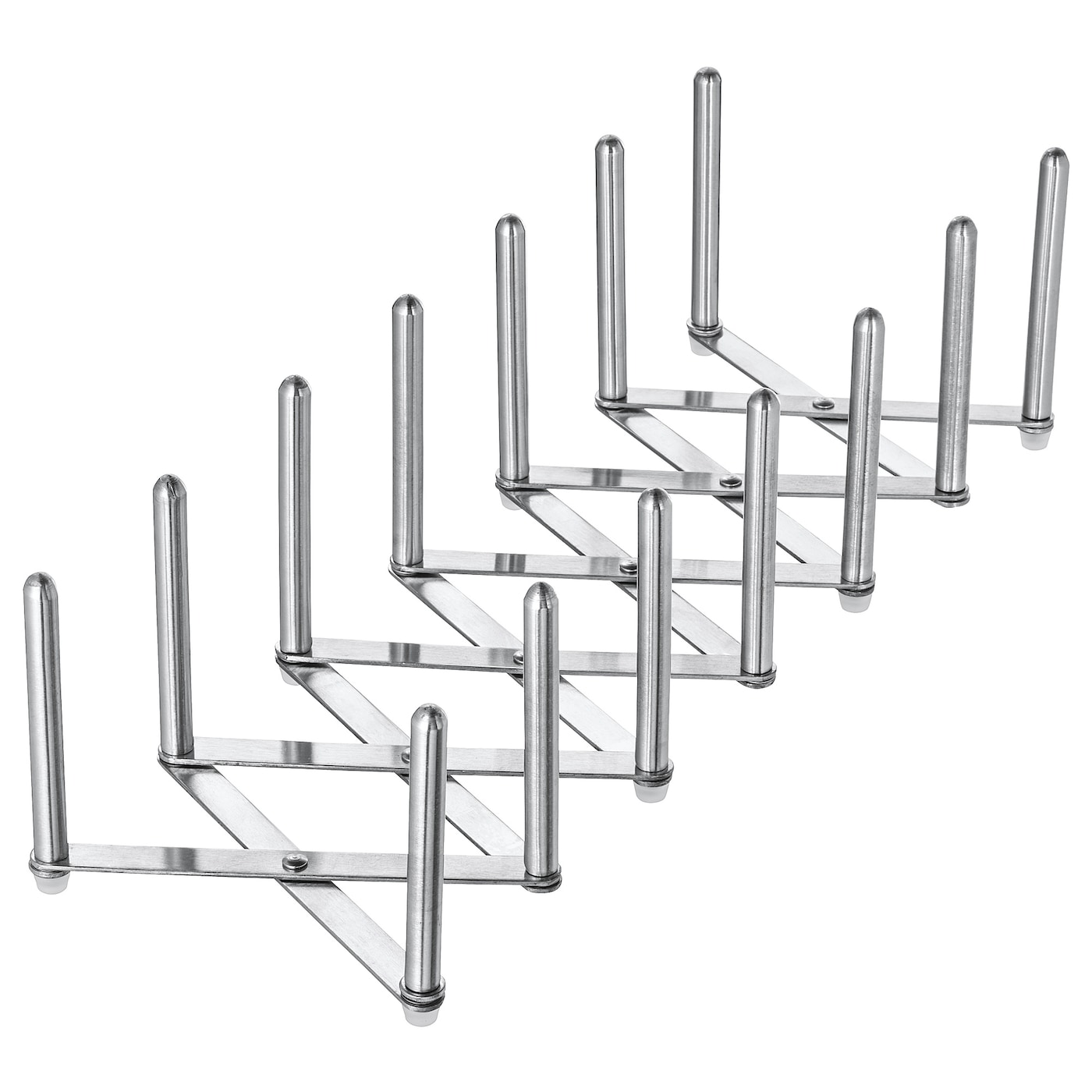 IKEA VARIERA przegroda na pokrywki, stal nierdz, Minimalna długość: 8.5 cm