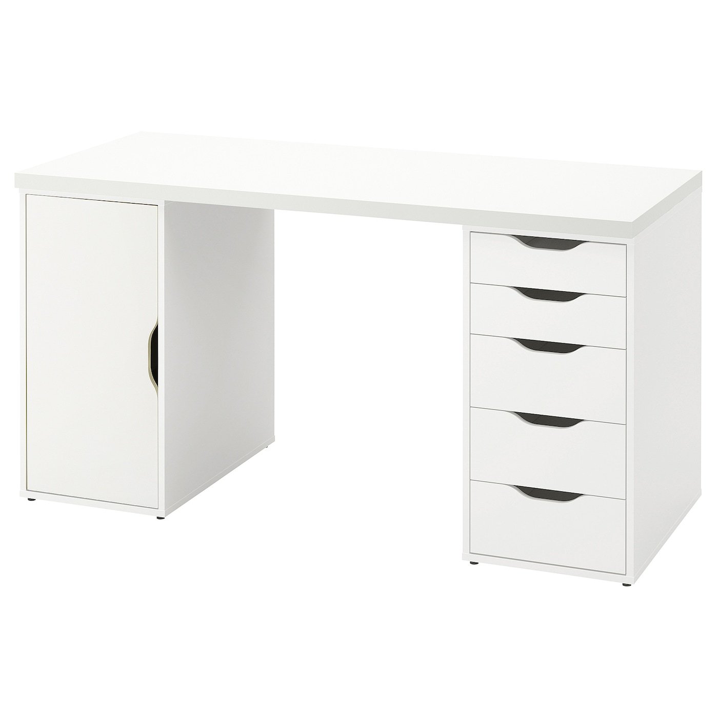 IKEA LAGKAPTEN / ALEX biurko, biały, 140x60 cm