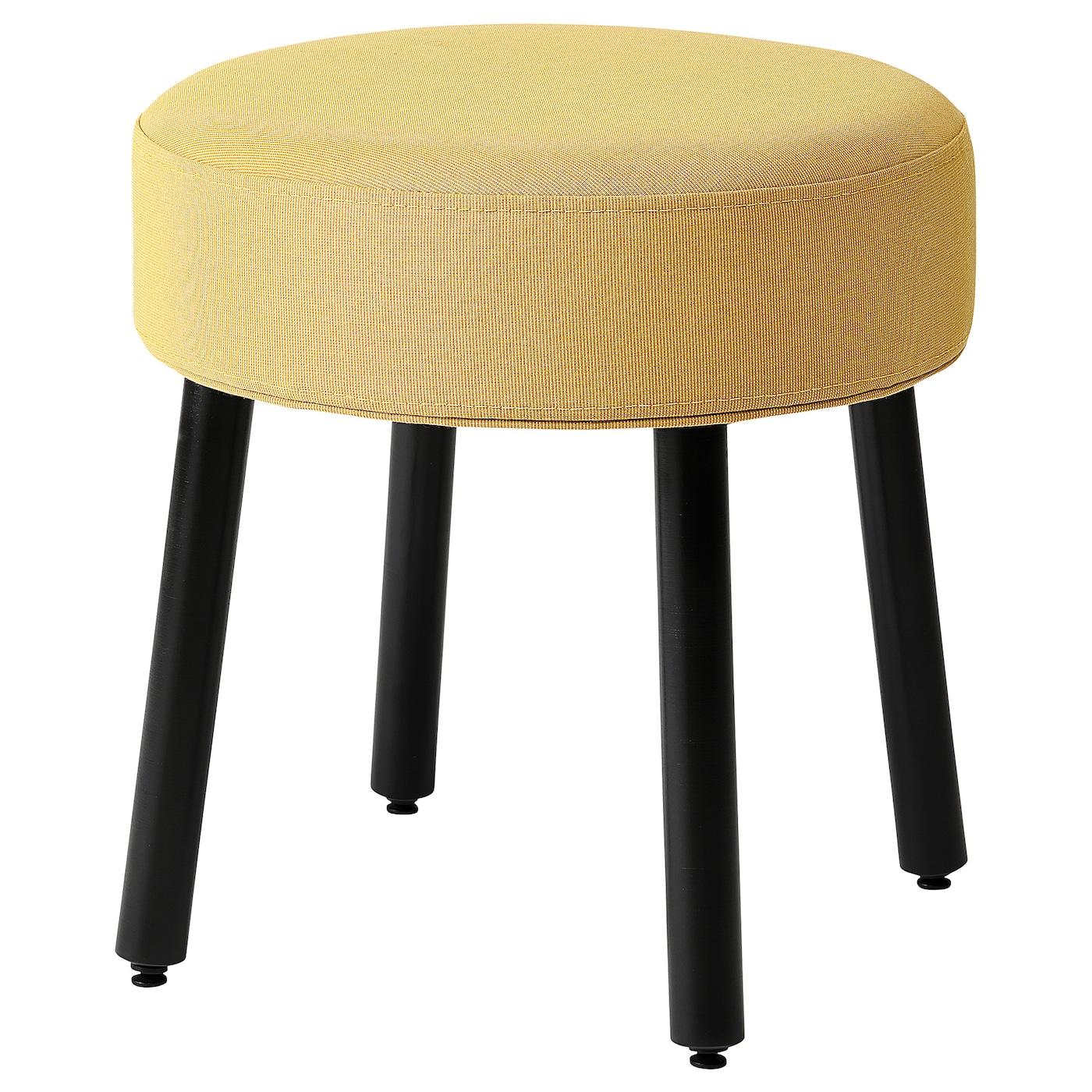 IKEA MÖRTFORS puf, Diseröd ciemnożółty, 47x47 cm