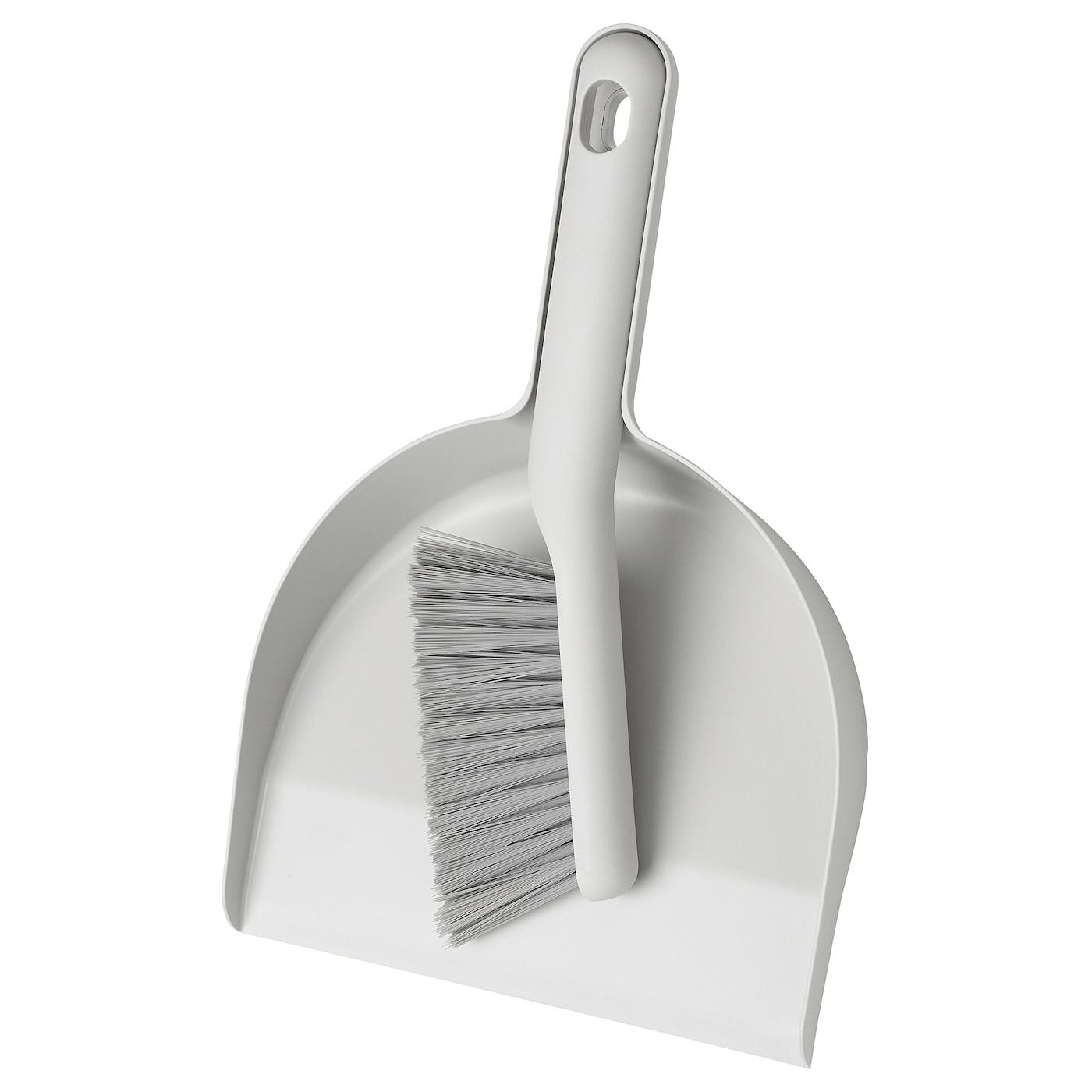IKEA PEPPRIG zmiotka i szufelka, szary