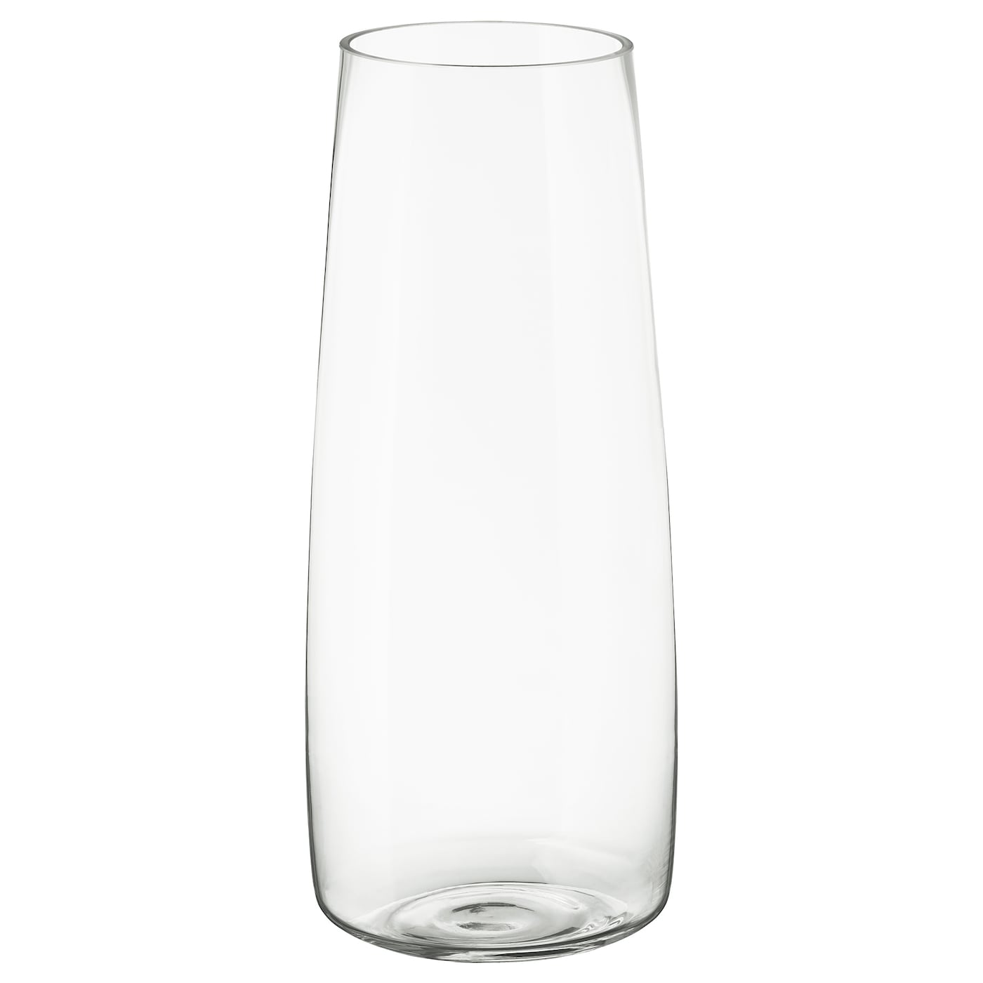 IKEA BERÄKNA Wazon, szkło bezbarwne, 45 cm
