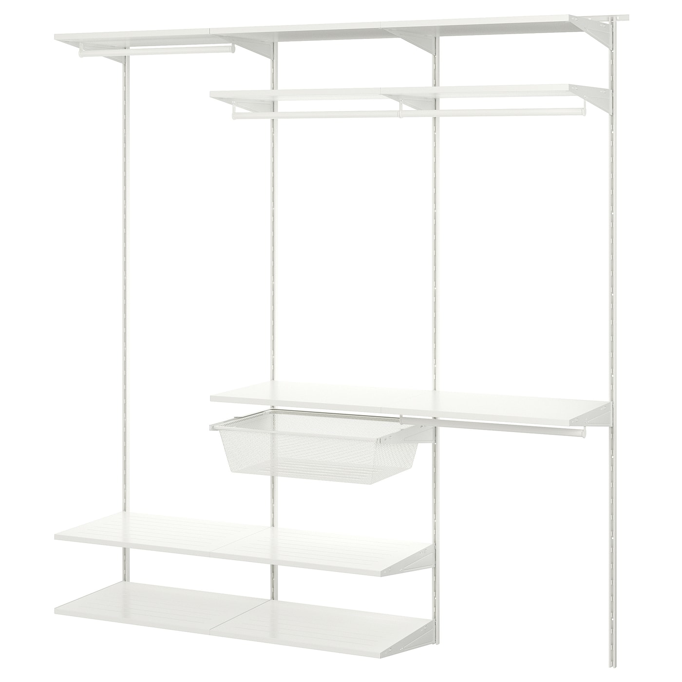 IKEA BOAXEL kombinacja szafy, biały, 187x40x201 cm