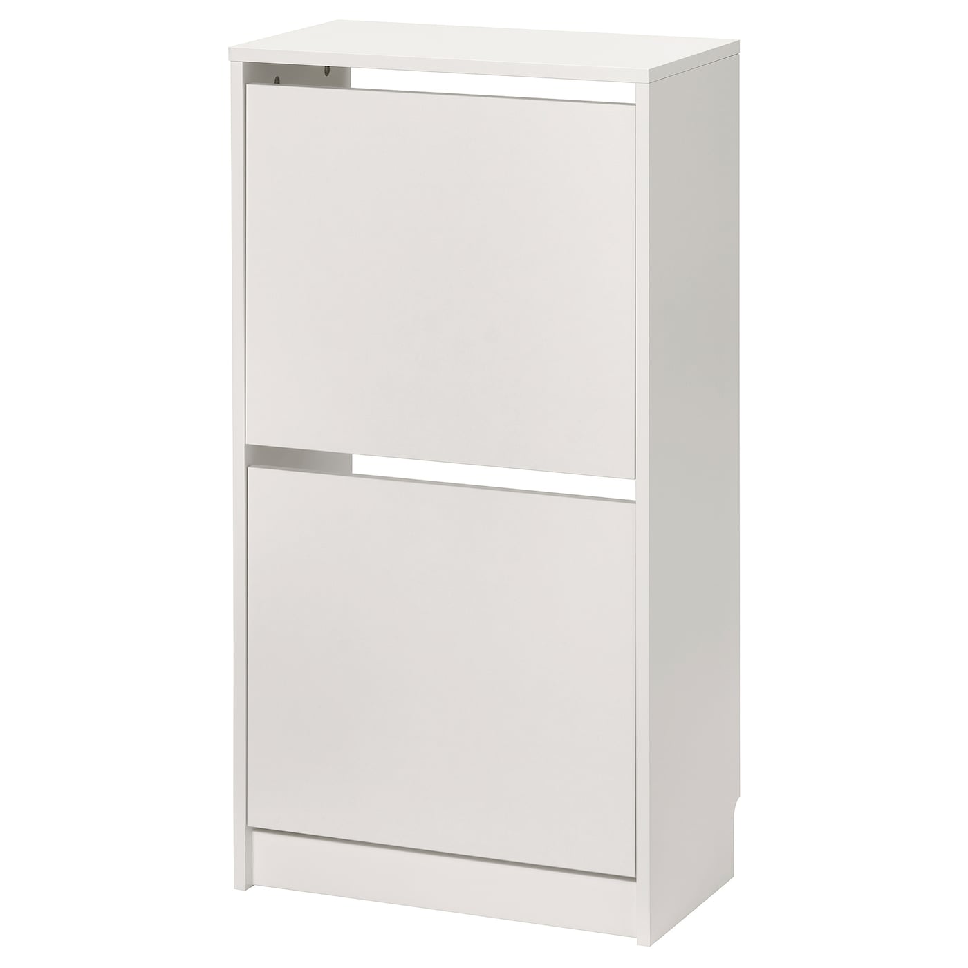 IKEA BISSA szafka na buty, 2 przegrody, biały, 49x28x93 cm
