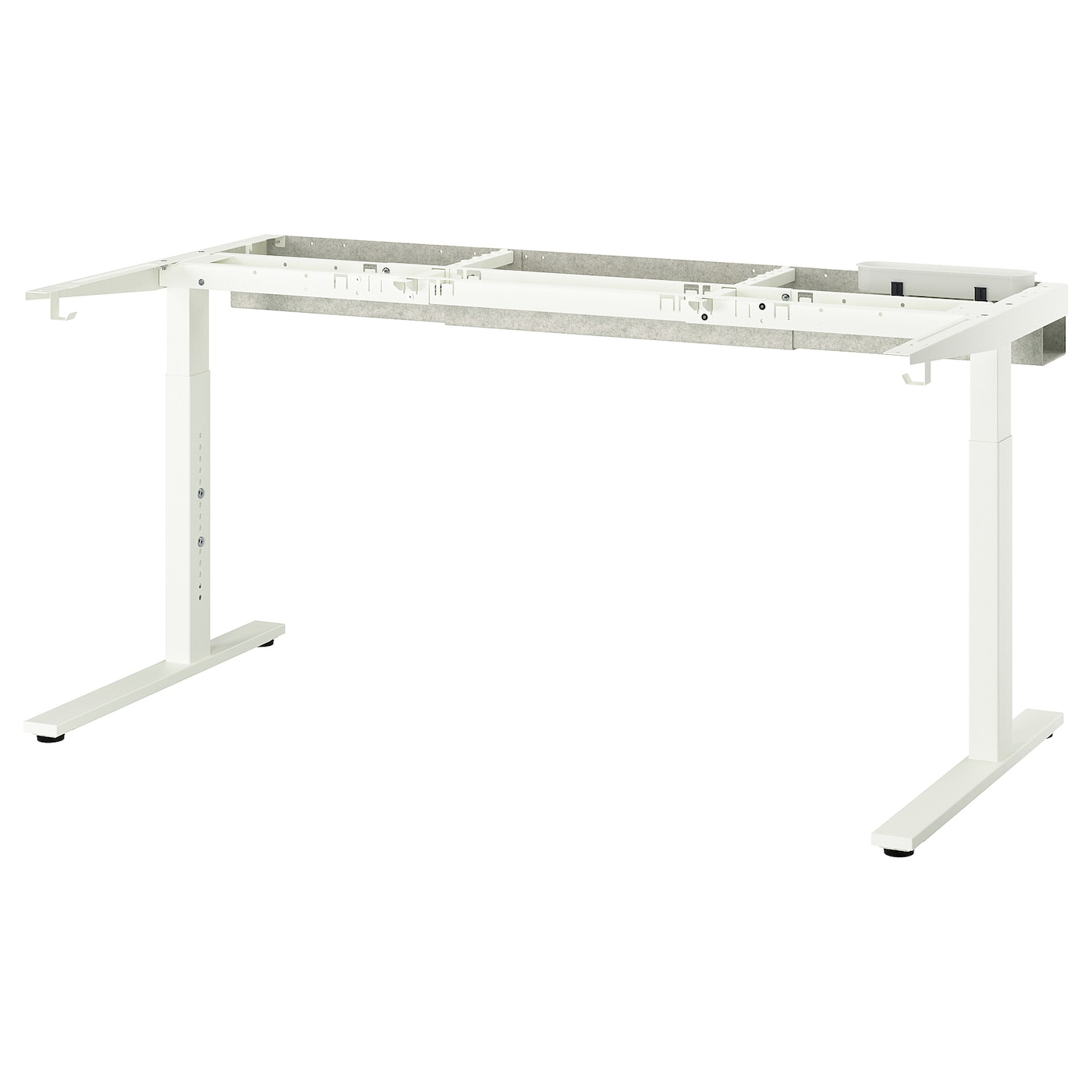 IKEA MITTZON rama nośna biurka, biały, 120/140/160x80 cm