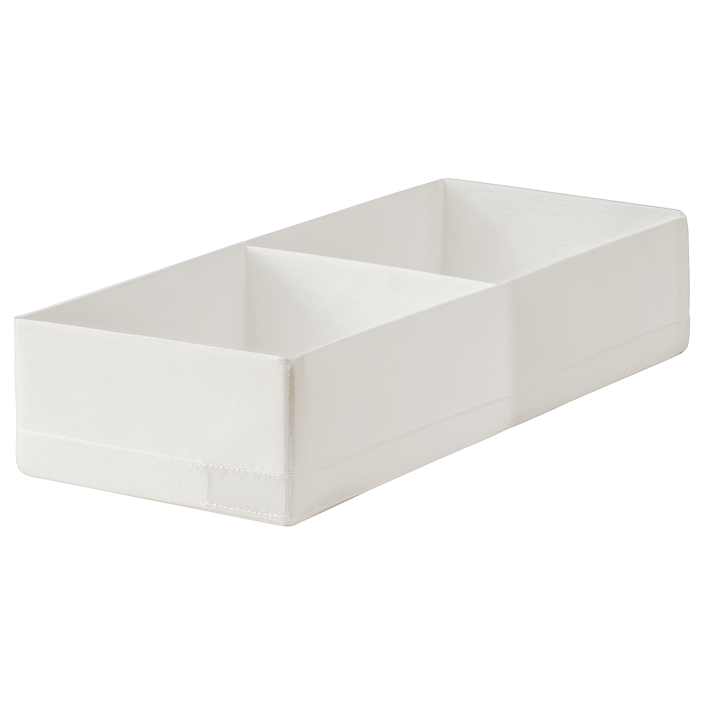 IKEA STUK pudełko z przegródkami, biały, 20x51x10 cm