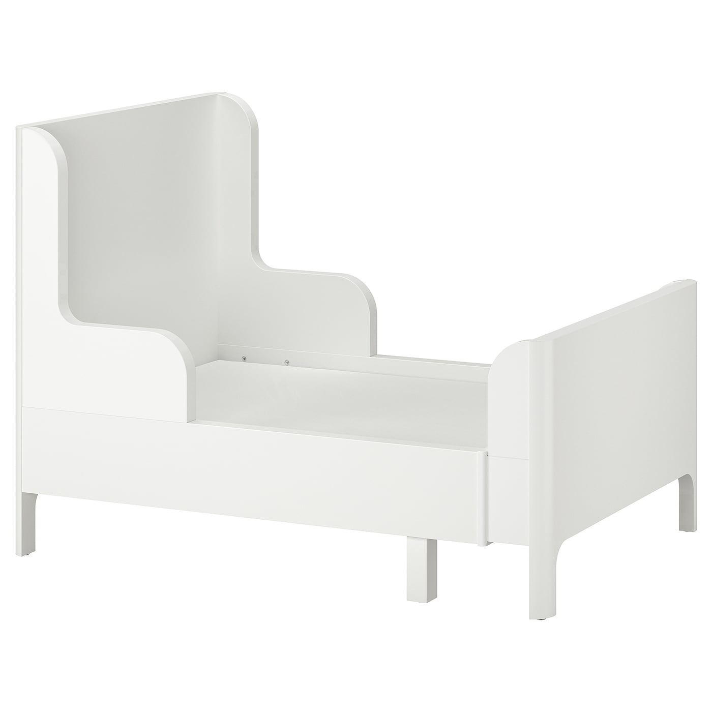 IKEA BUSUNGE Rozsuwana rama łóżka, biały, 80x200 cm