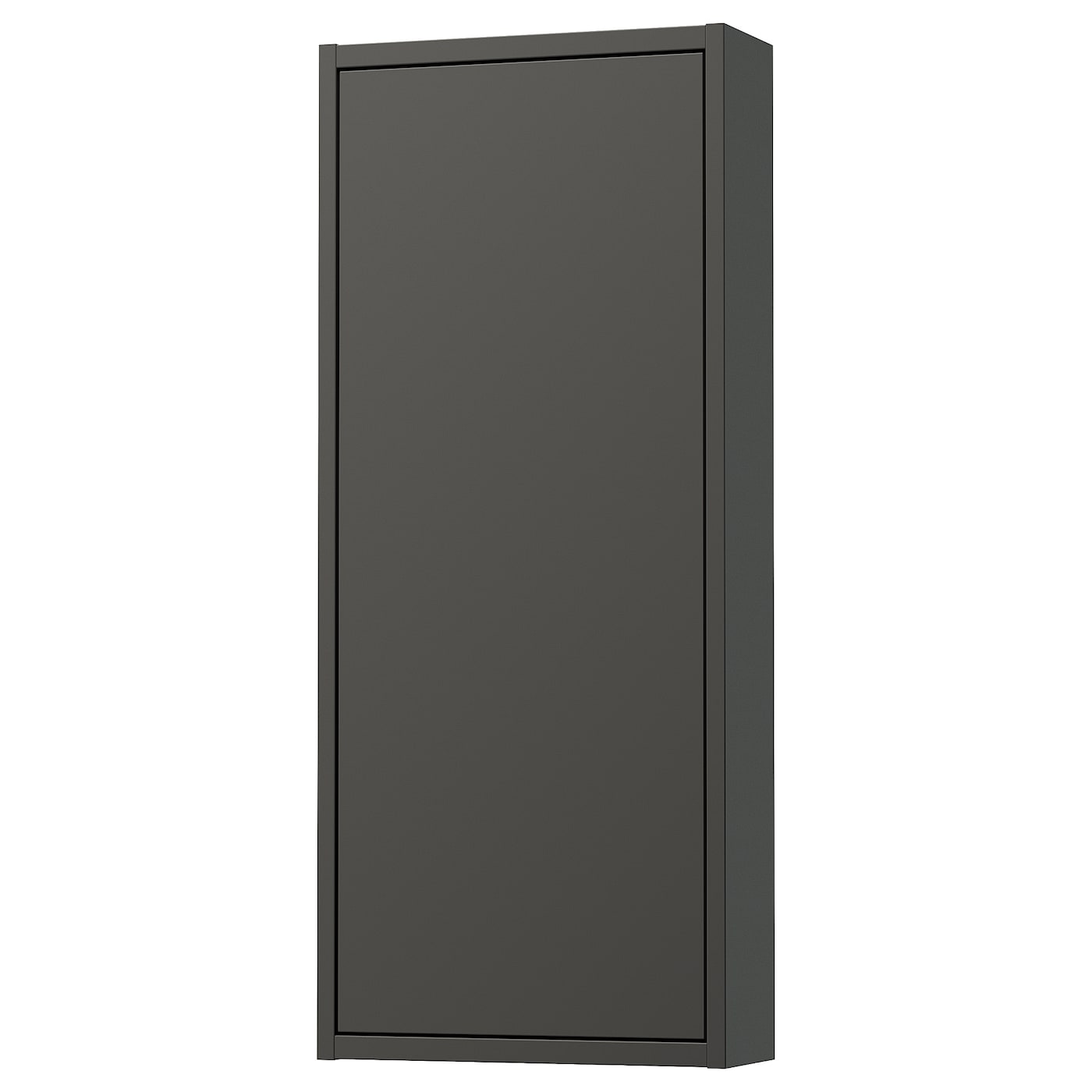 IKEA HAVBÄCK szafka wisząca z drzwiczkami, ciemnoszary, 40x15x95 cm