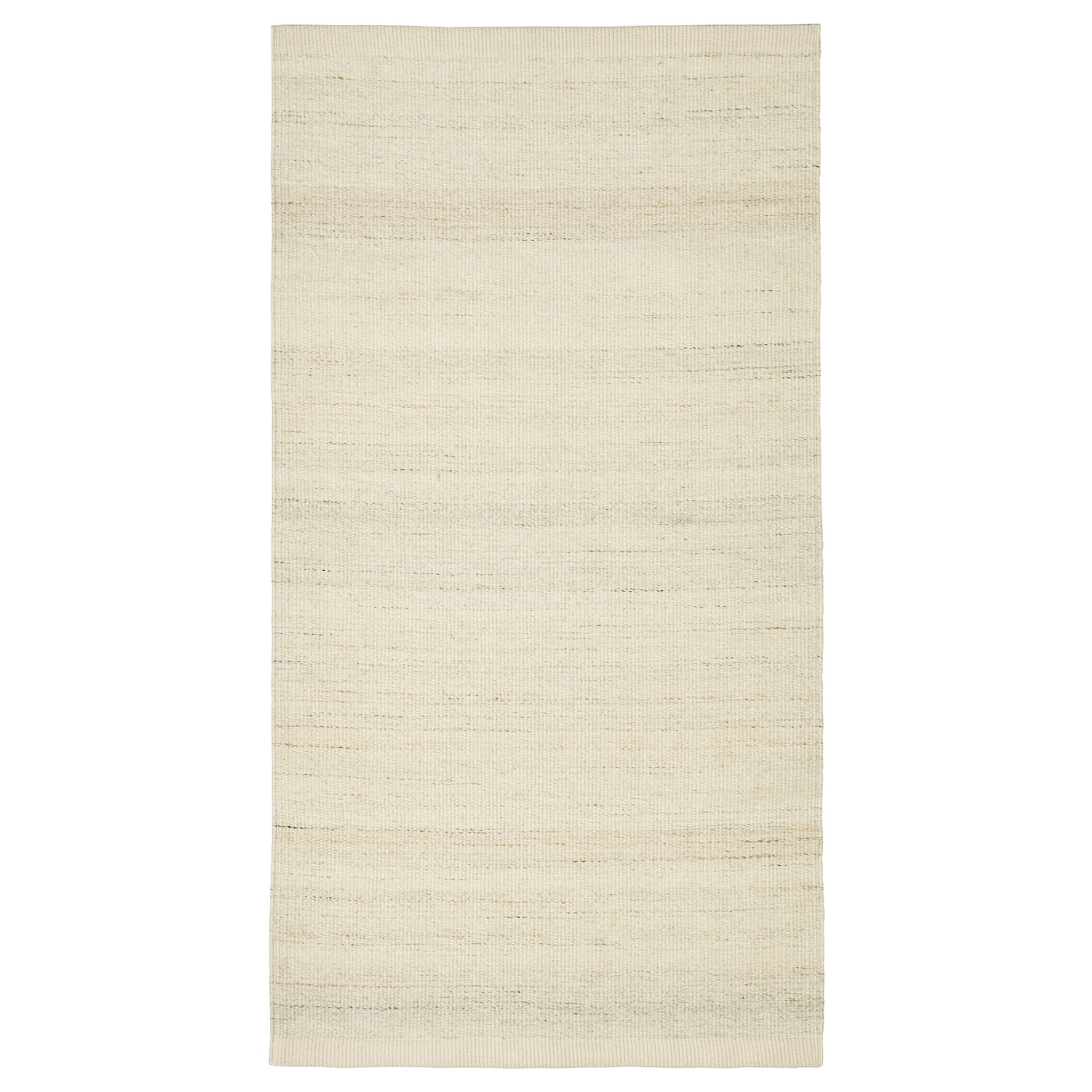 IKEA TIDTABELL dywan tkany na płasko, beżowy, 80x150 cm