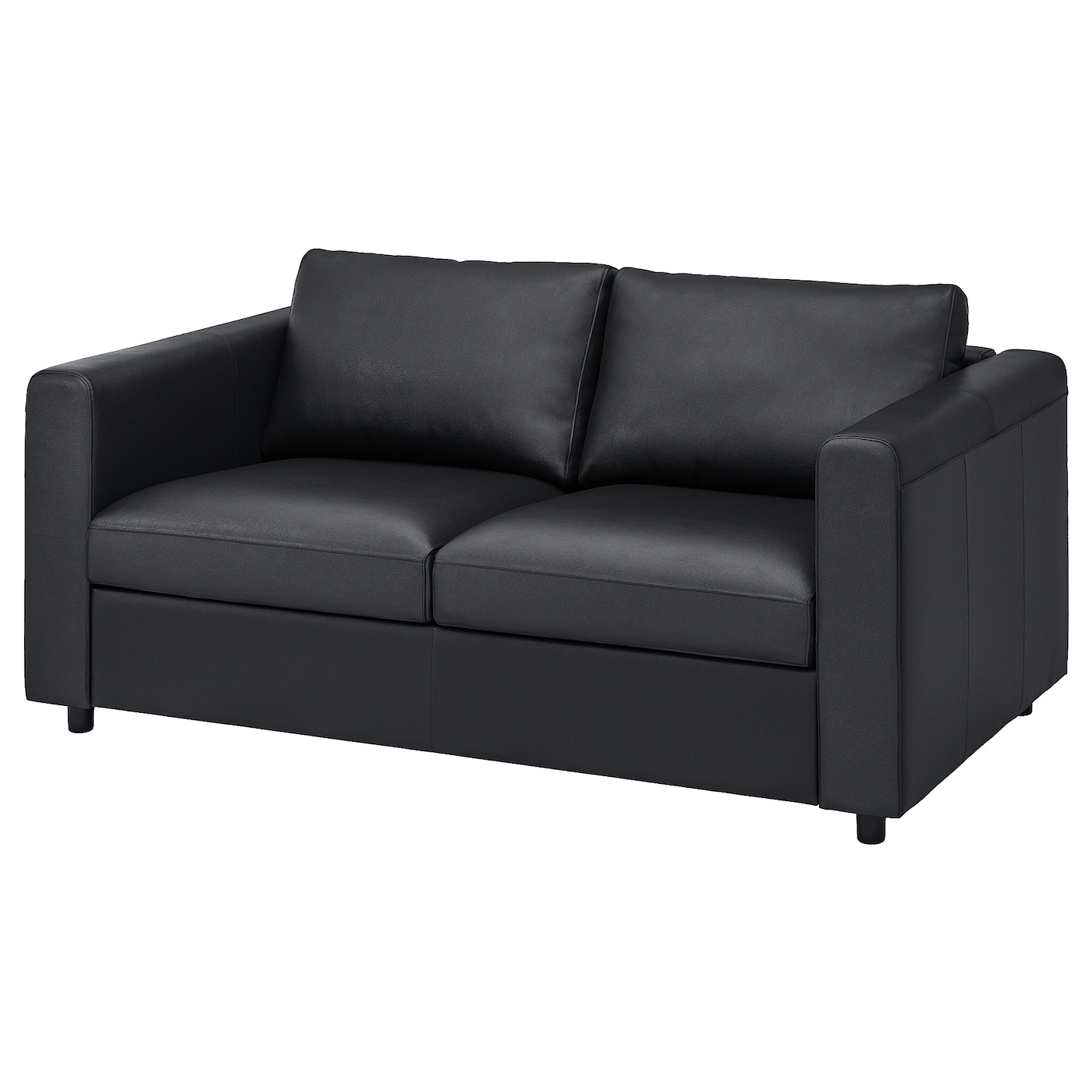 IKEA VIMLE sofa 2-osobowa, Grann/Bomstad czarny, Wysokość z poduchami oparcia: 80 cm