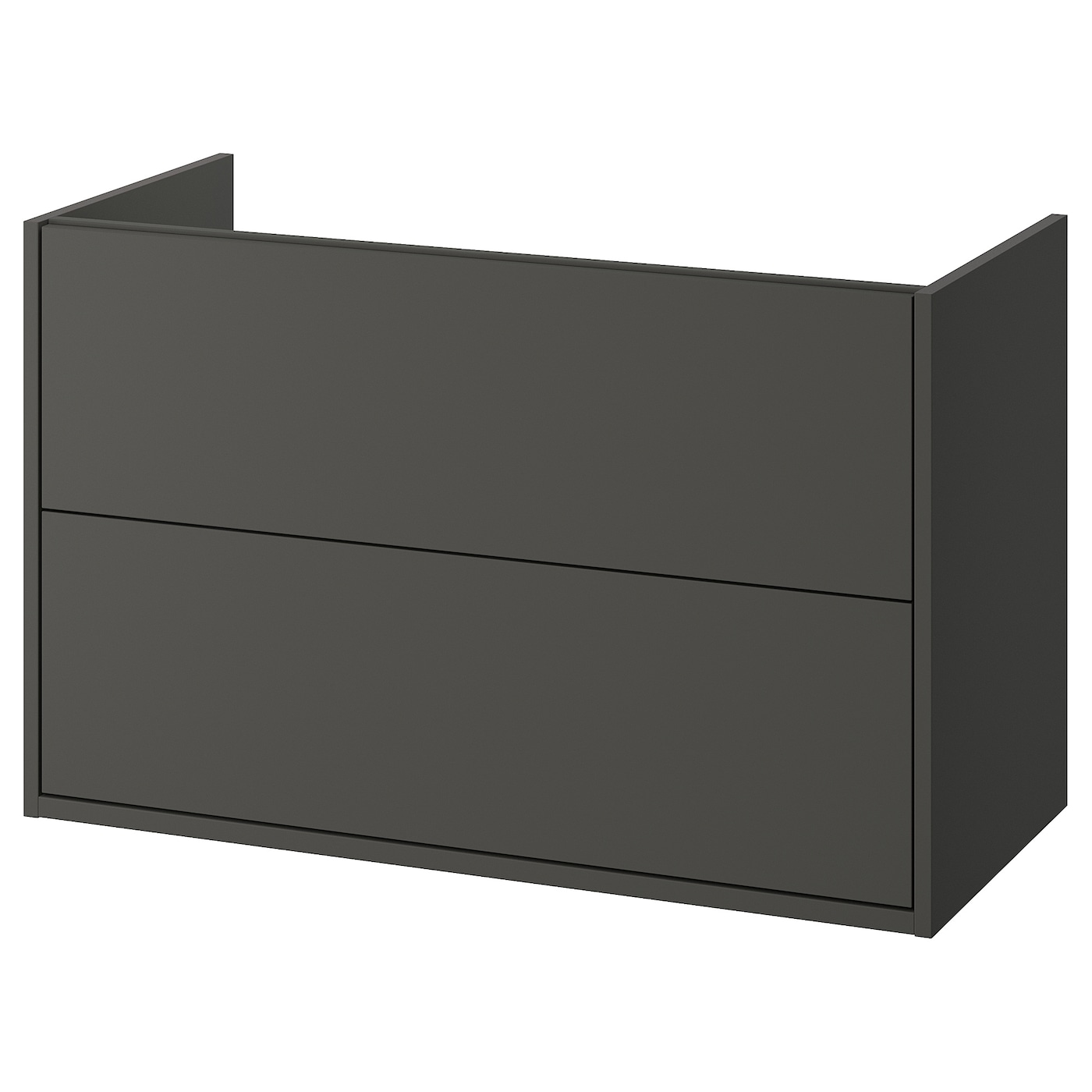 IKEA HAVBÄCK szafka umywalkowa z szufladami, ciemnoszary, 100x48x63 cm