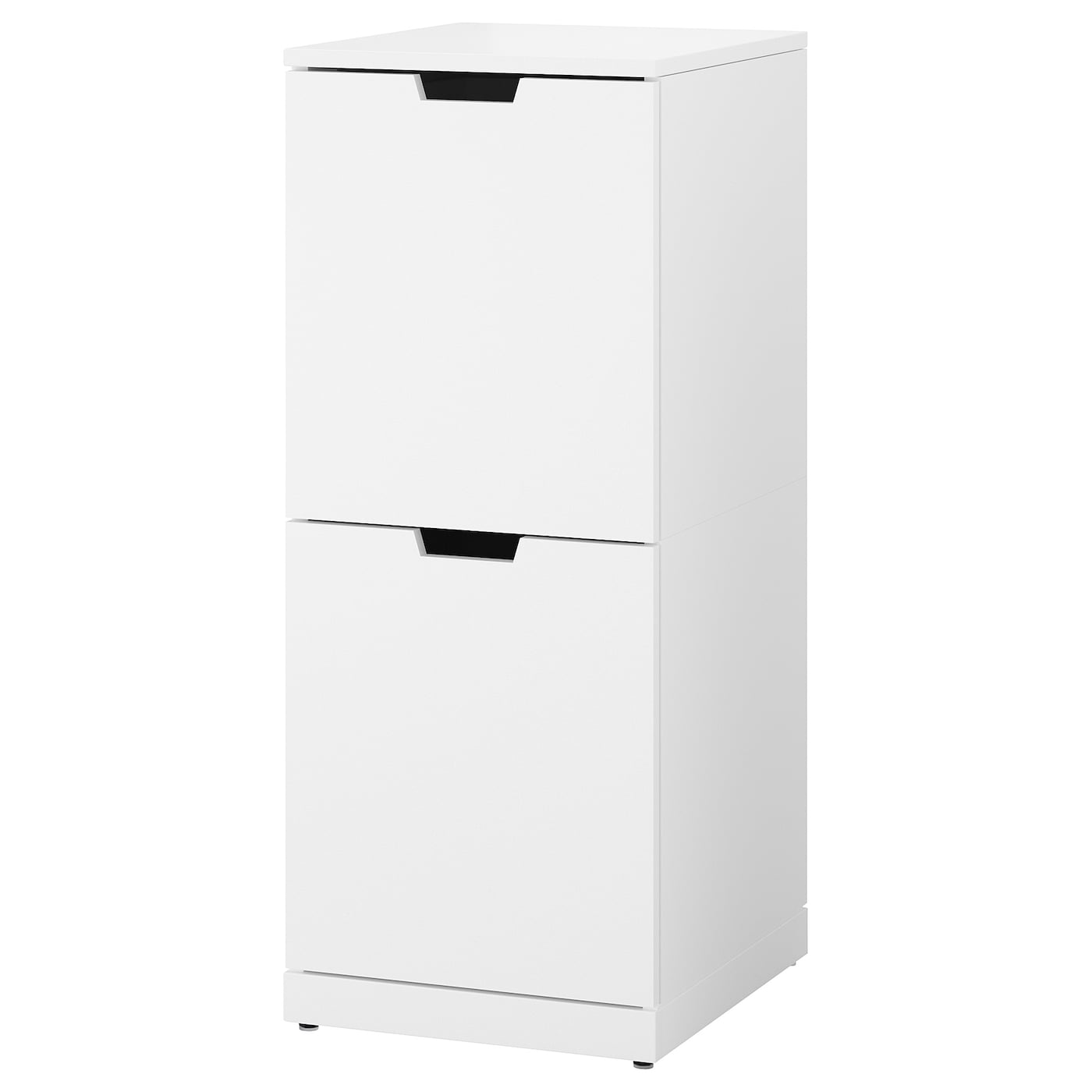 IKEA NORDLI komoda, 2 szuflady, biały, 40x99 cm