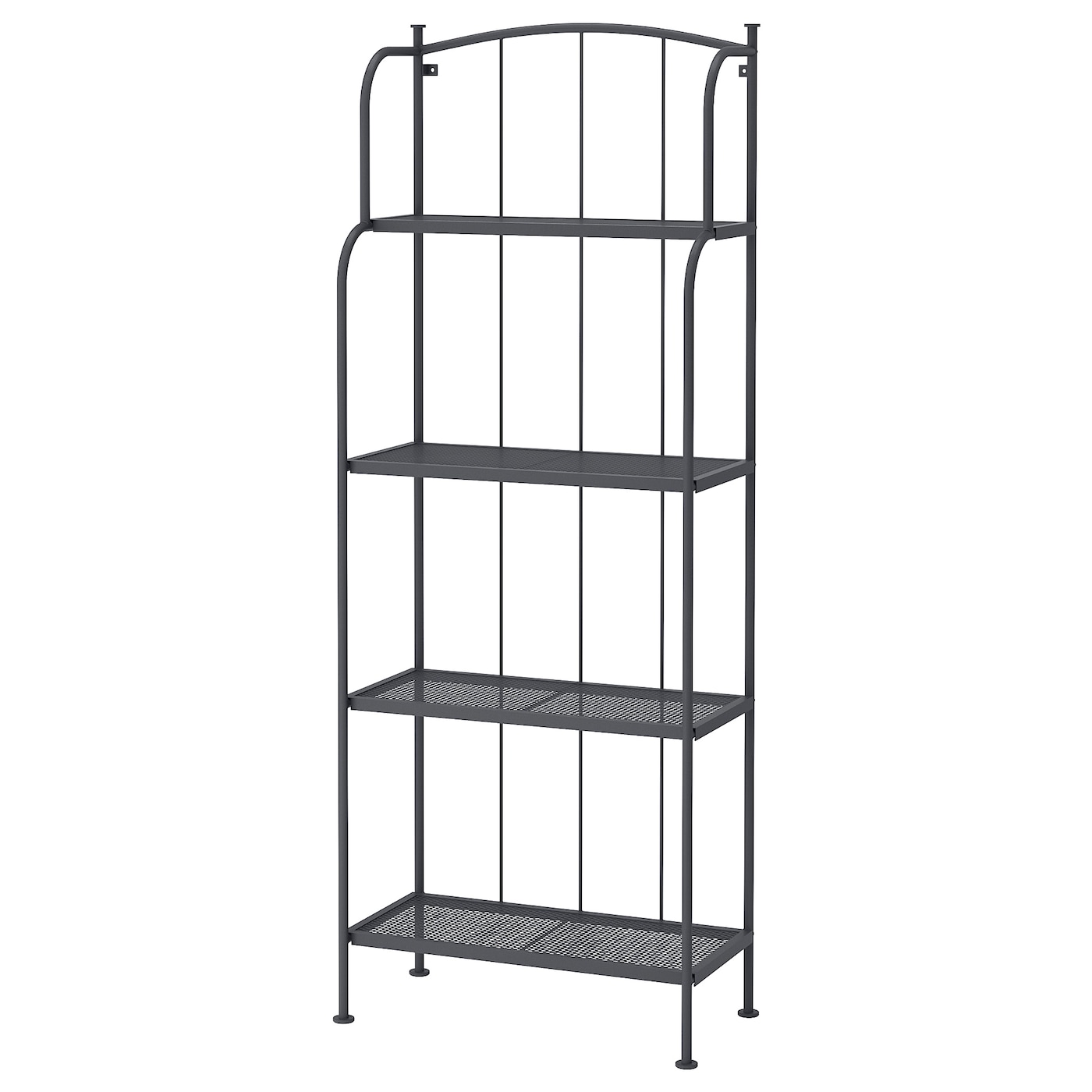 IKEA LÄCKÖ regał, ogrodowy, szary, 61x160 cm